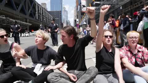 'Extinction Rebellion' Activists Protest In New York