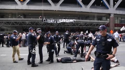 'Extinction Rebellion' Activists Protest In New York