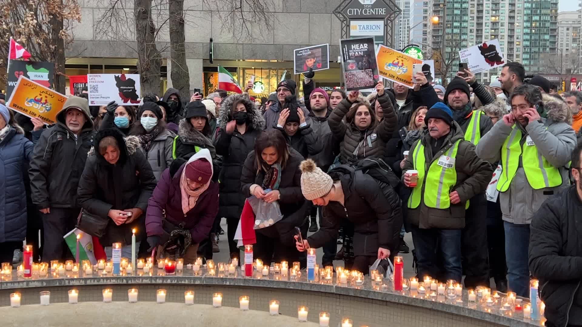 Candlelight vigil on the 3rd anniversary of the downing of Flight PS752