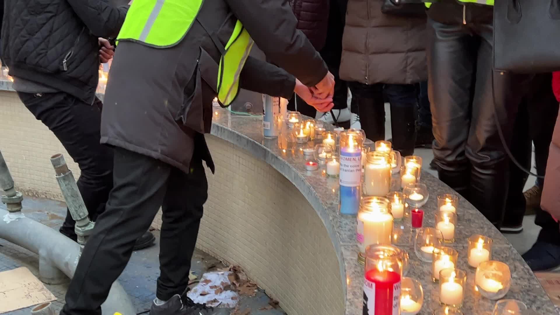 Candlelight vigil on the 3rd anniversary of the downing of Flight PS752