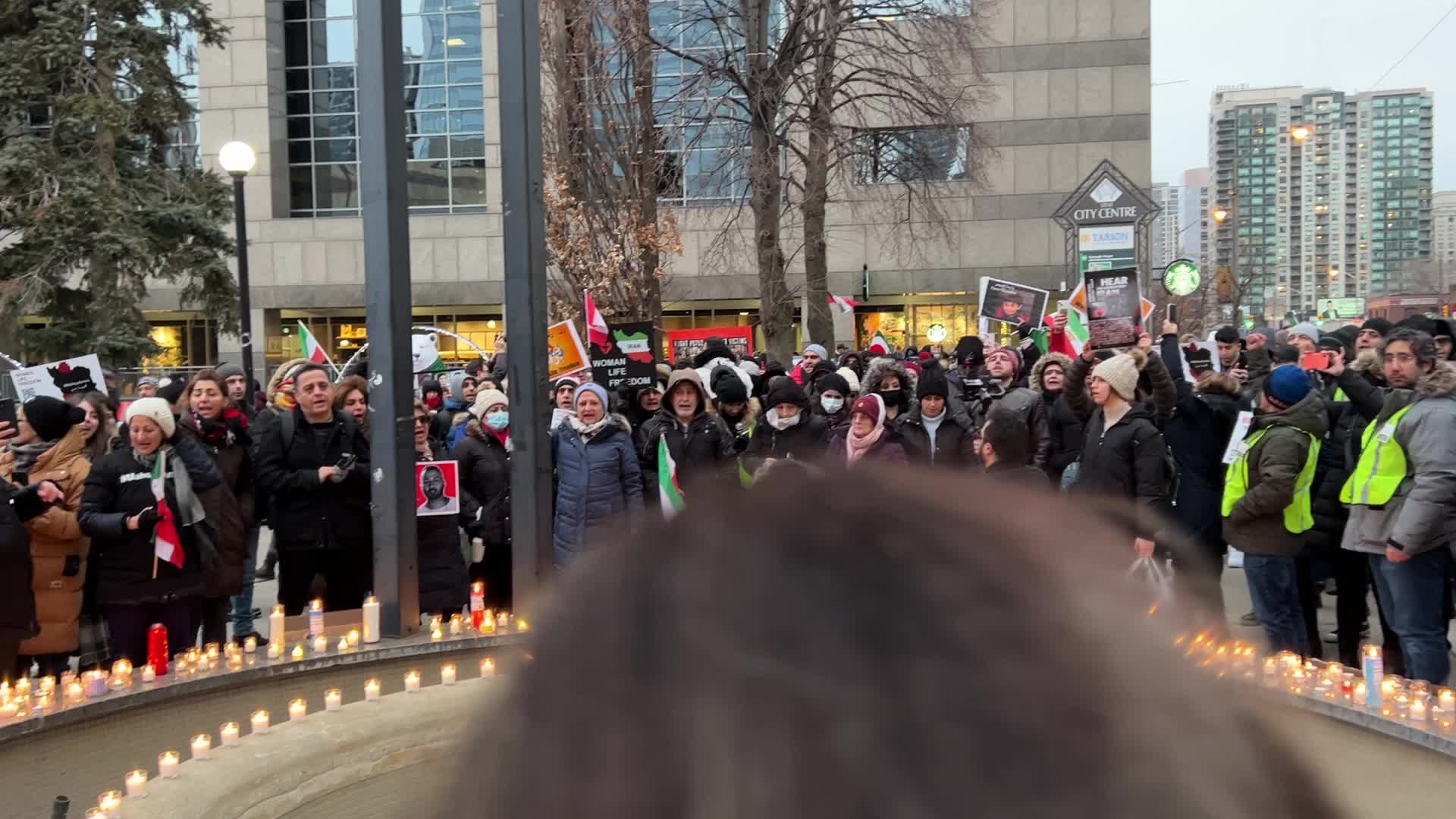 Candlelight vigil on the 3rd anniversary of the downing of Flight PS752