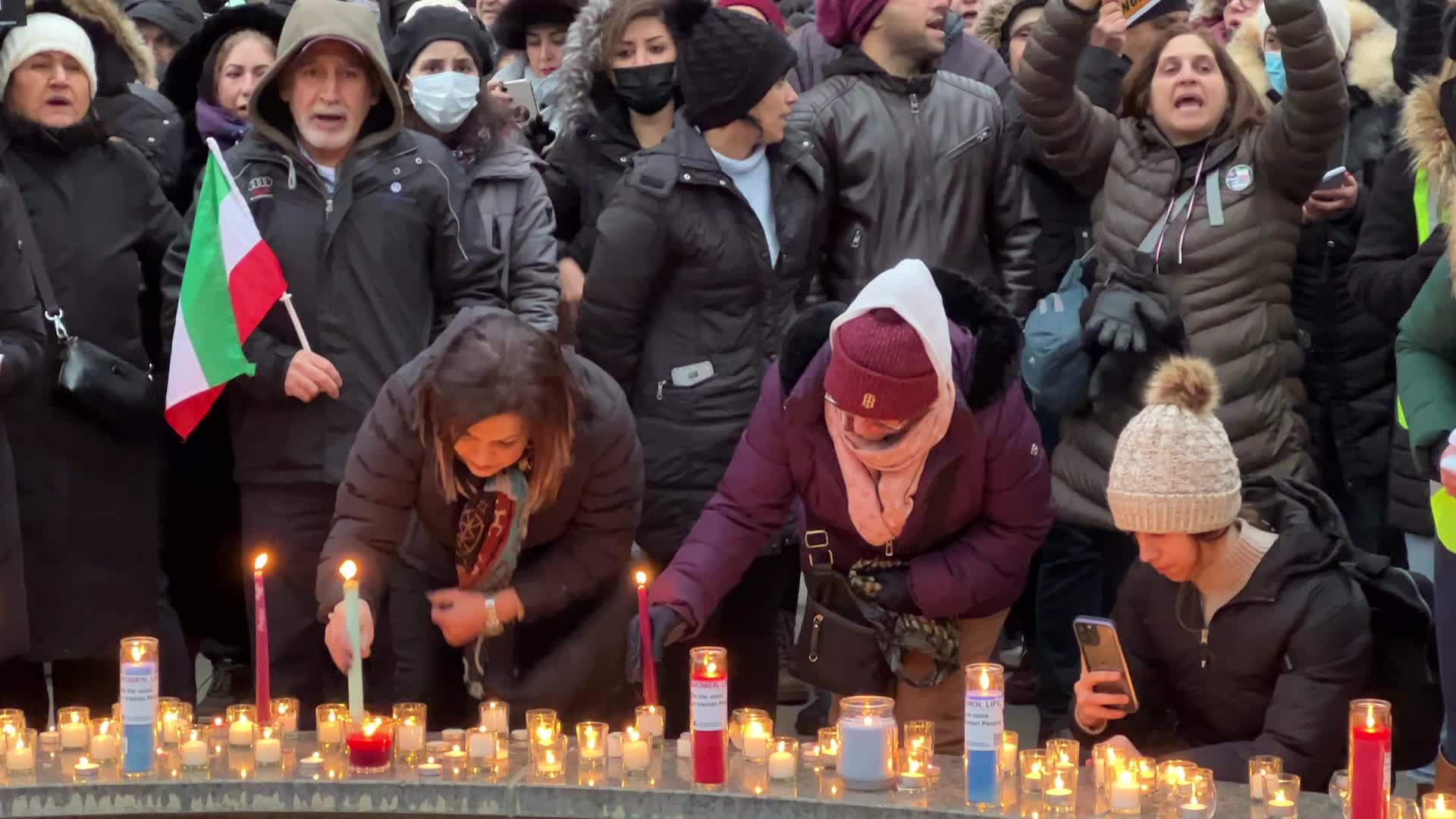 Candlelight vigil on the 3rd anniversary of the downing of Flight PS752