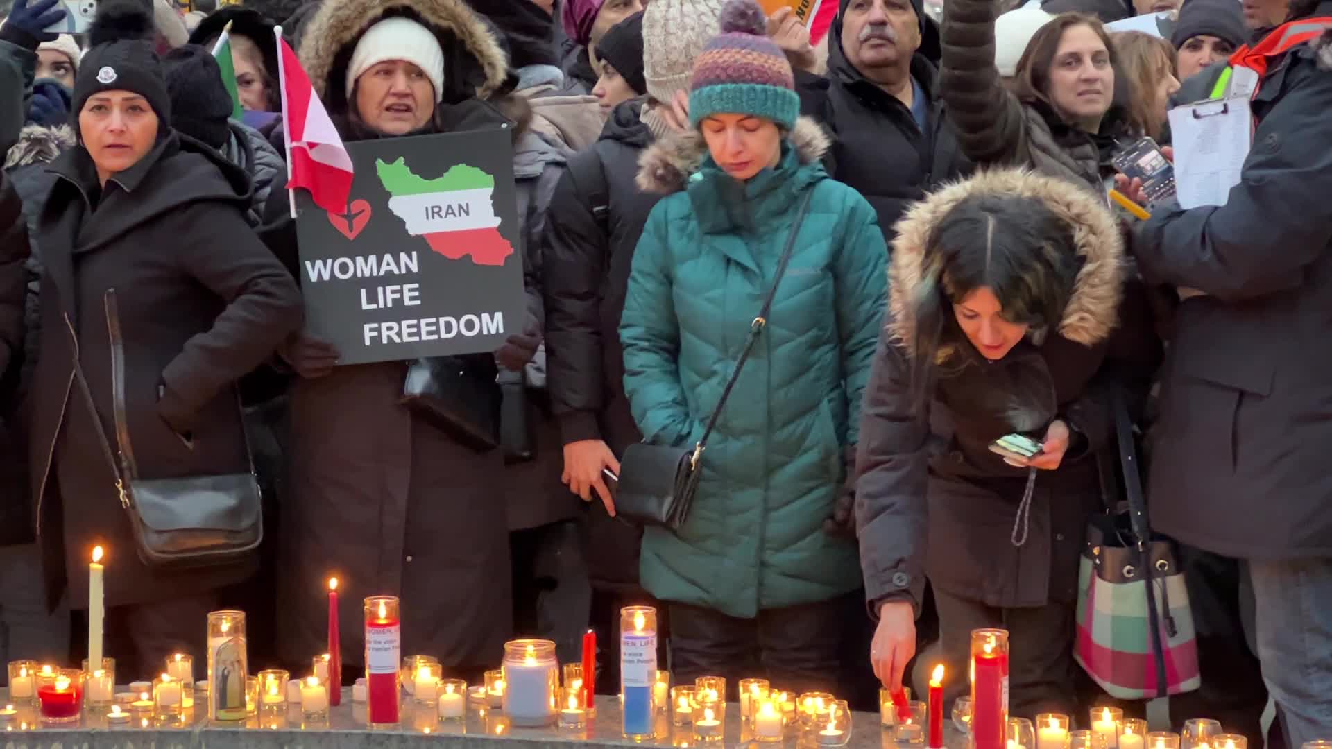 Candlelight vigil on the 3rd anniversary of the downing of Flight PS752