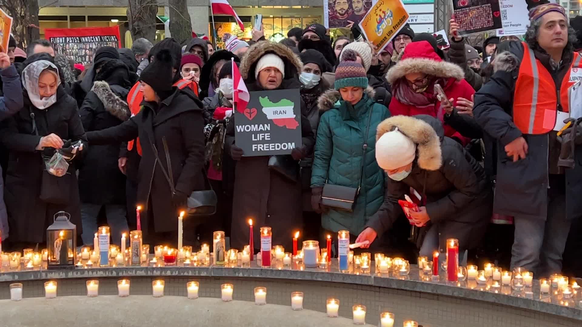 Candlelight vigil on the 3rd anniversary of the downing of Flight PS752