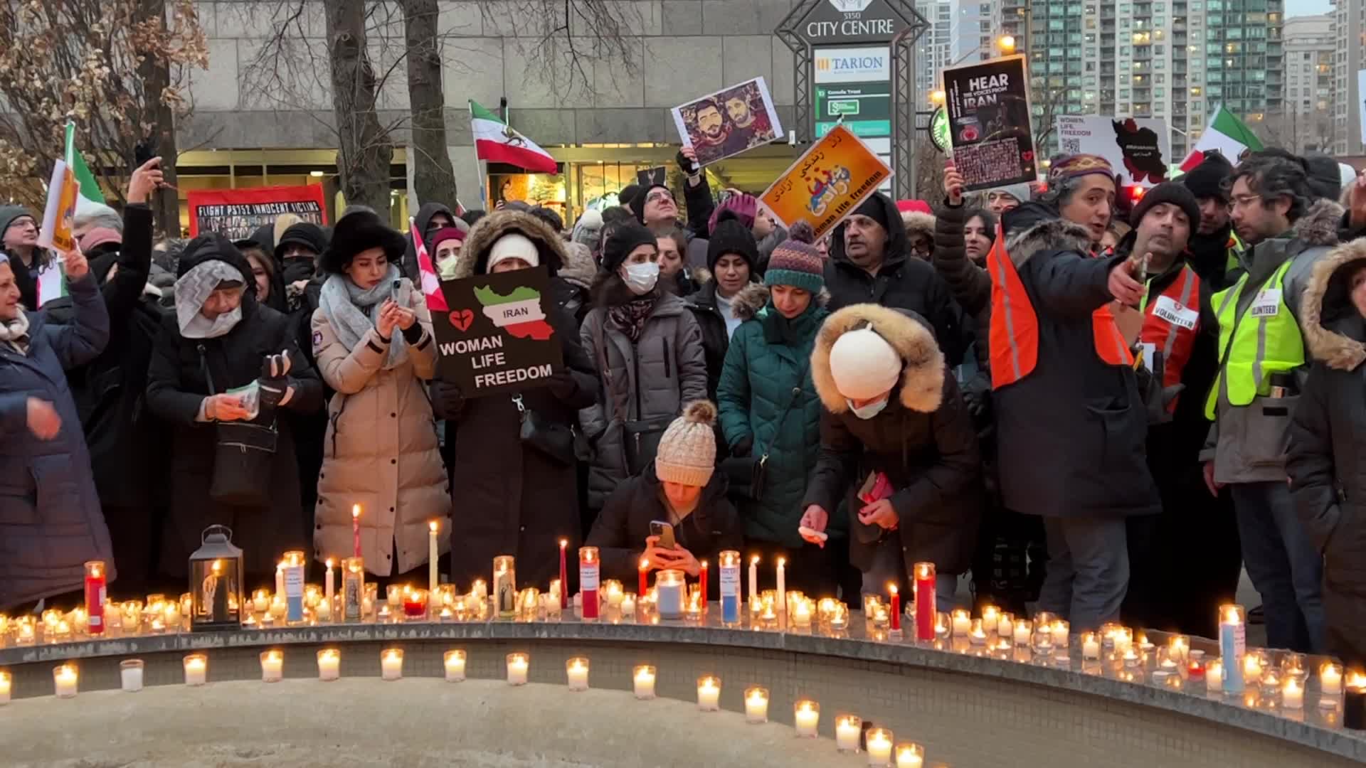 Candlelight vigil on the 3rd anniversary of the downing of Flight PS752