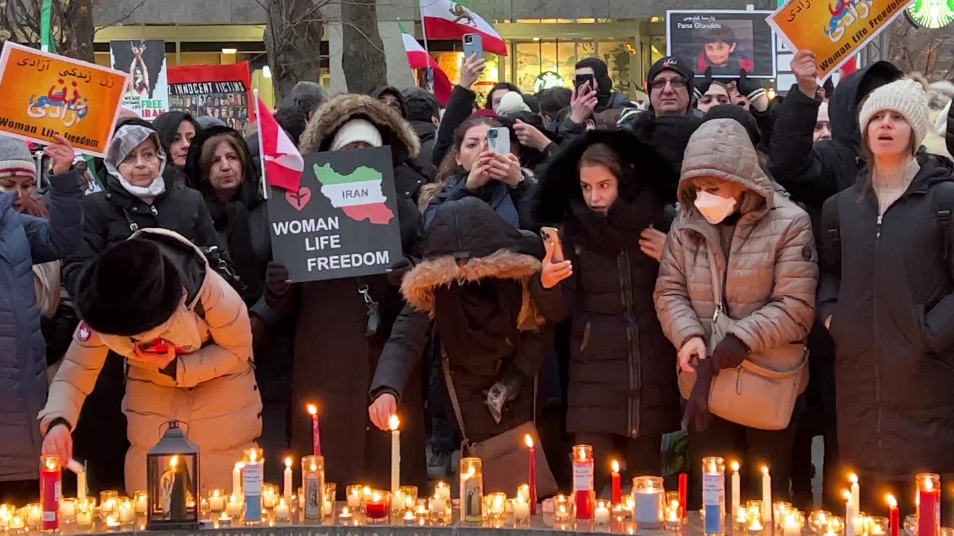 Candlelight vigil on the 3rd anniversary of the downing of Flight PS752