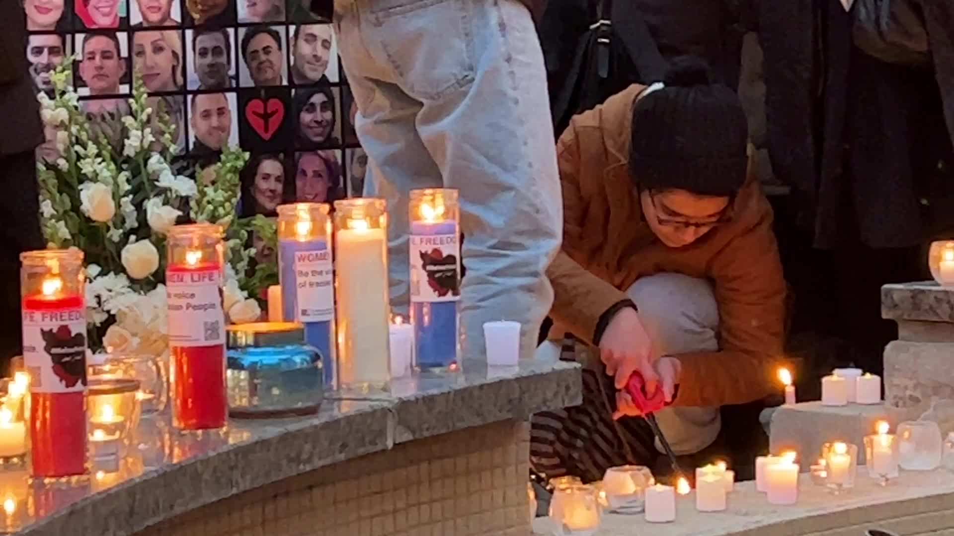 Candlelight vigil on the 3rd anniversary of the downing of Flight PS752