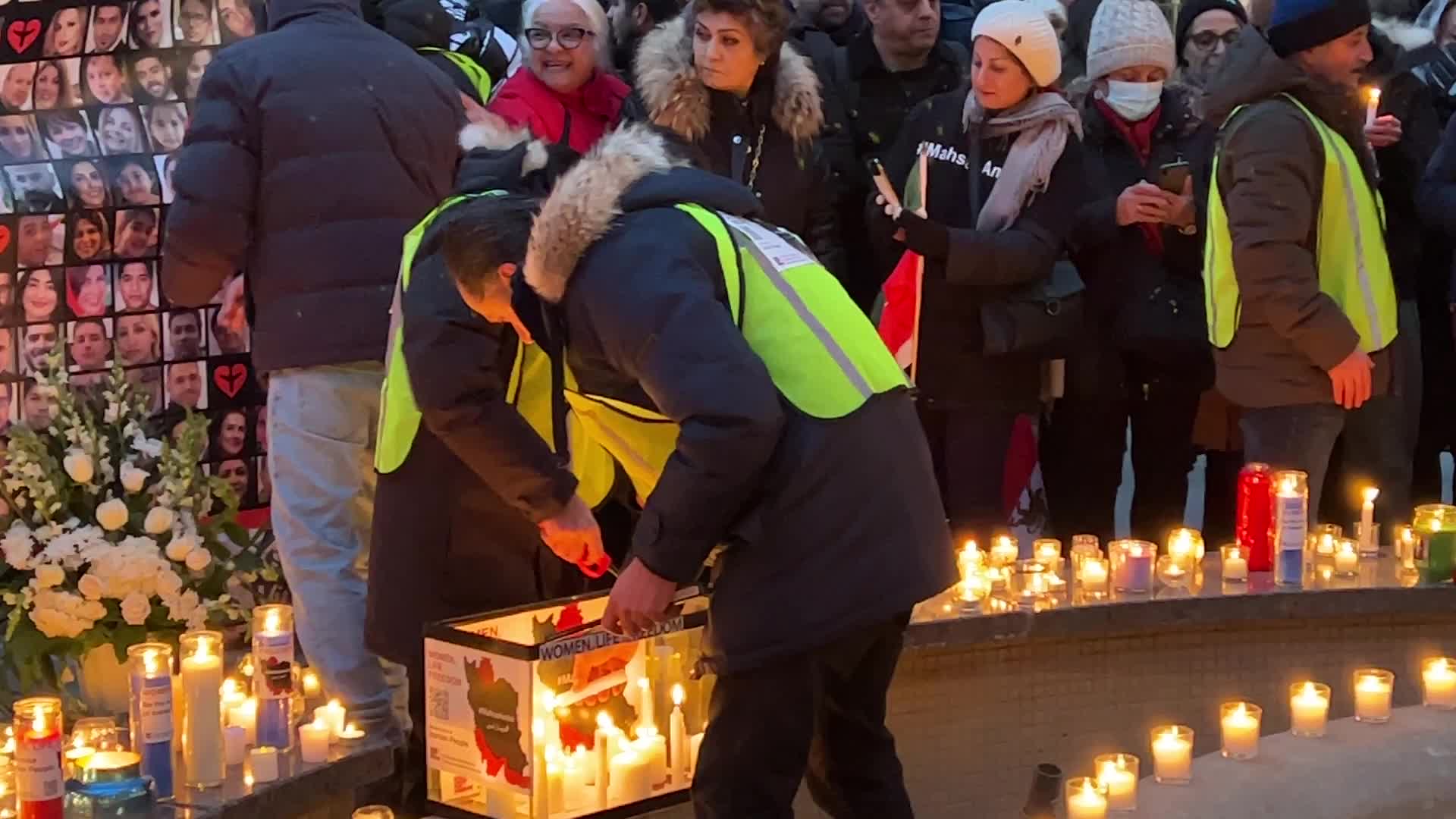 Candlelight vigil on the 3rd anniversary of the downing of Flight PS752