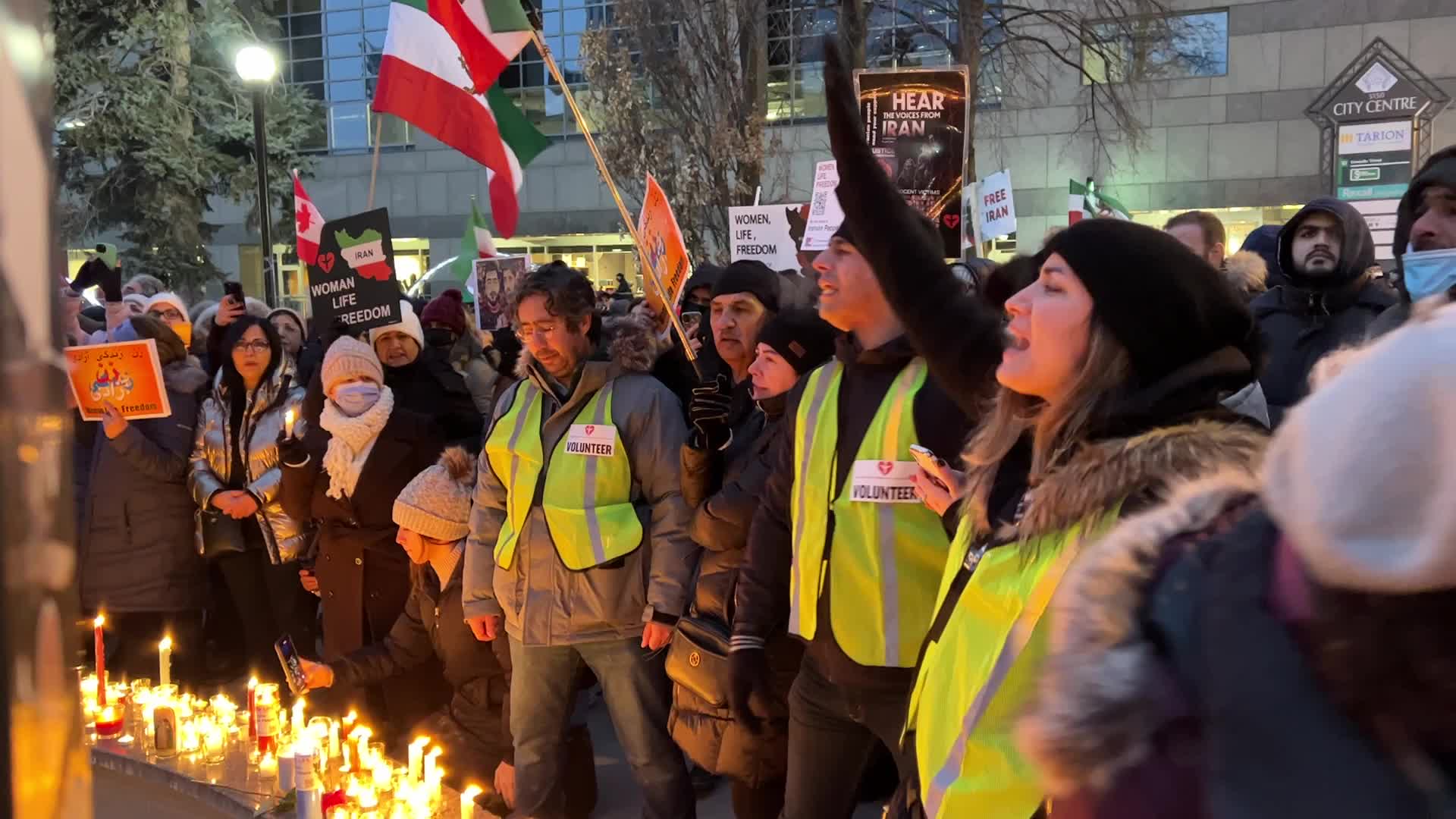 Candlelight vigil on the 3rd anniversary of the downing of Flight PS752