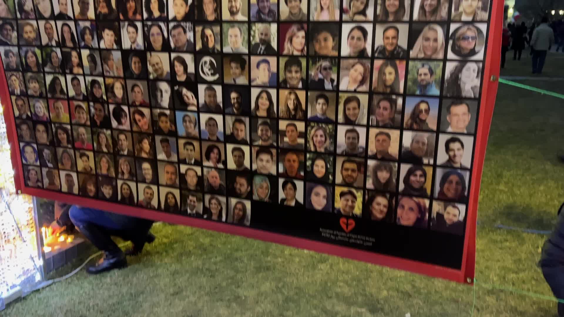 Candlelight vigil on the 3rd anniversary of the downing of Flight PS752