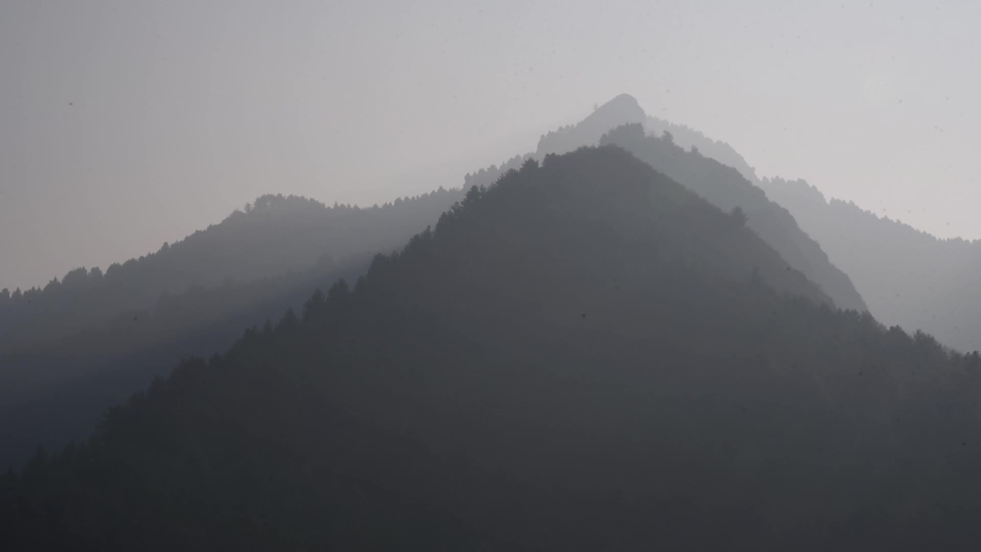 Cold winter day in Srinagar, Kashmir, India