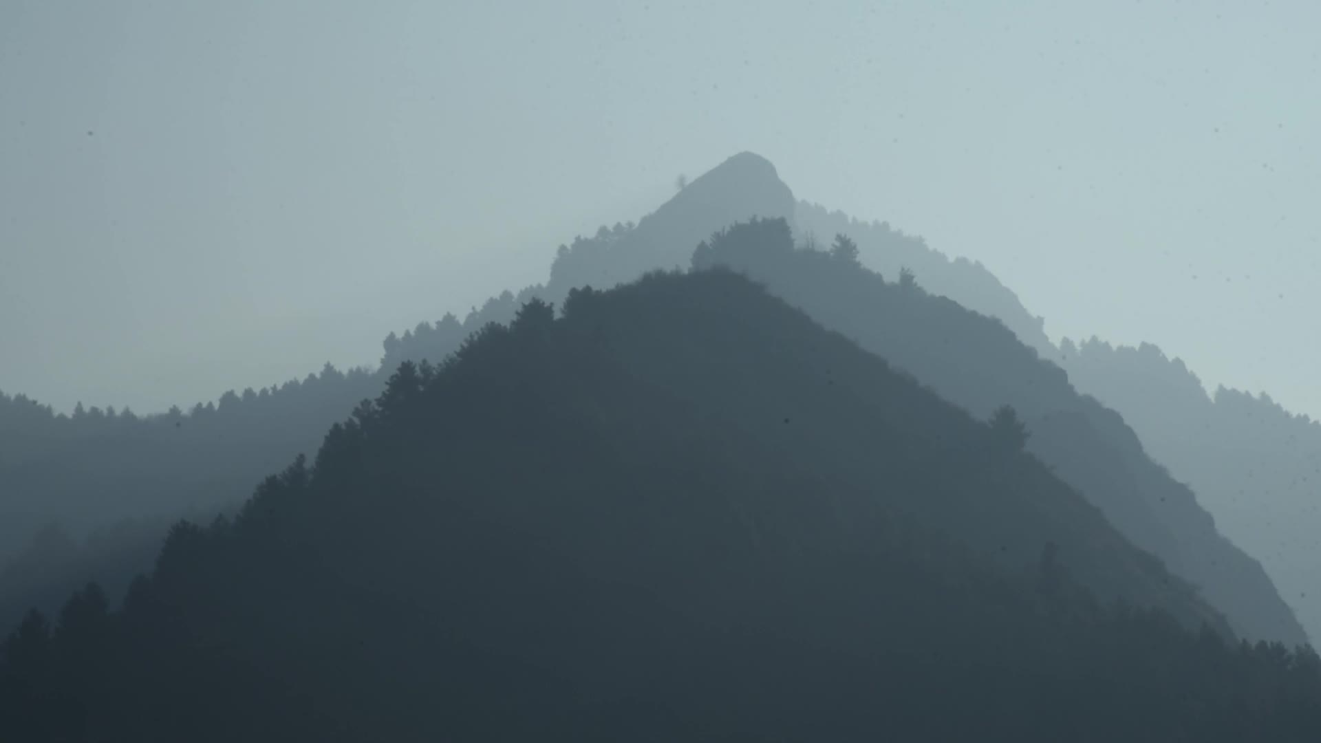Cold winter day in Srinagar, Kashmir, India