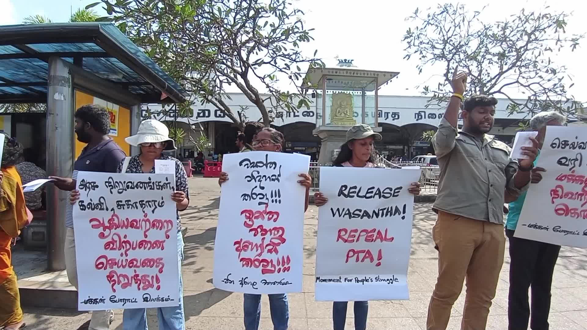 Protest In Colombo