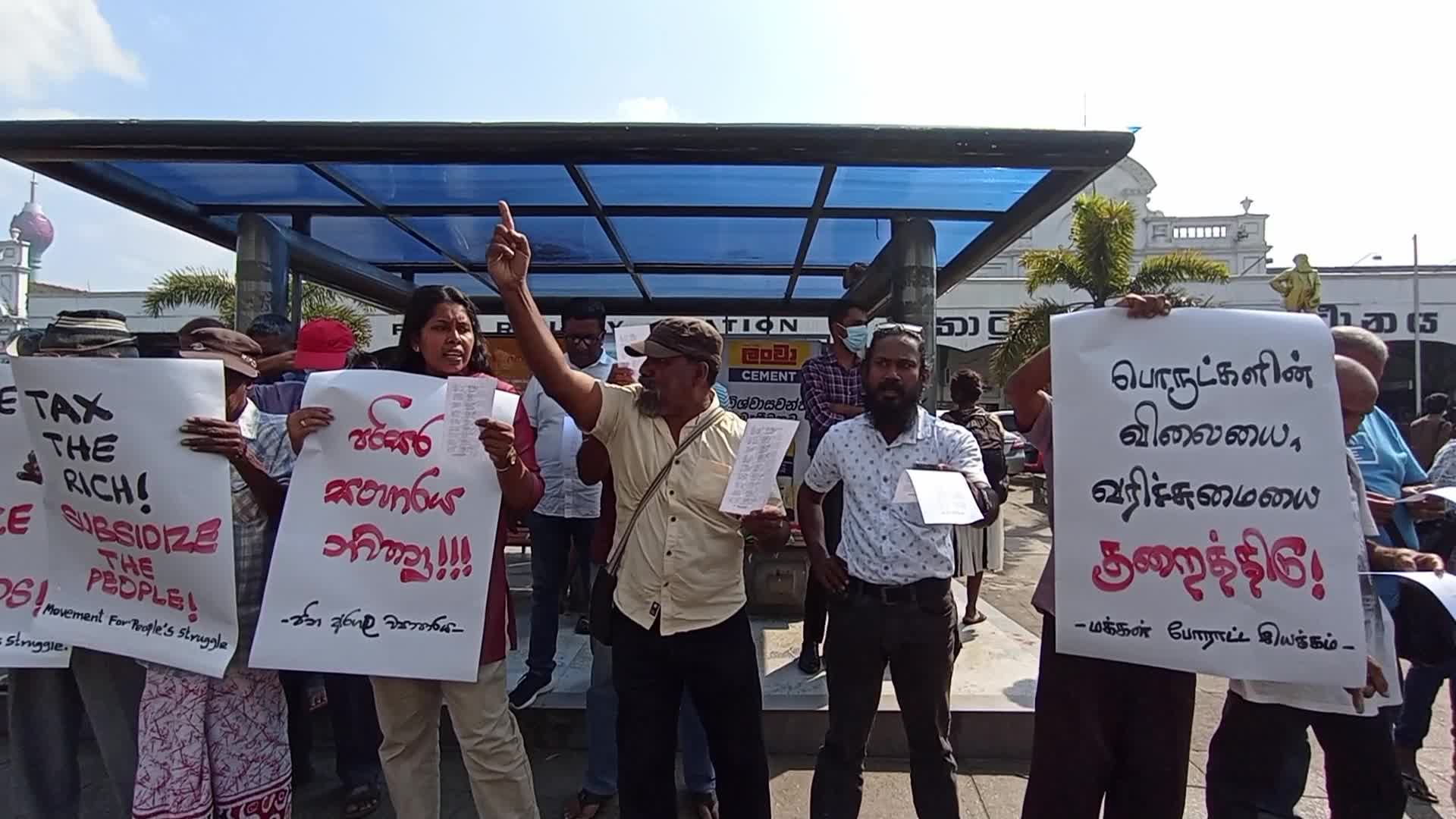 Protest In Colombo