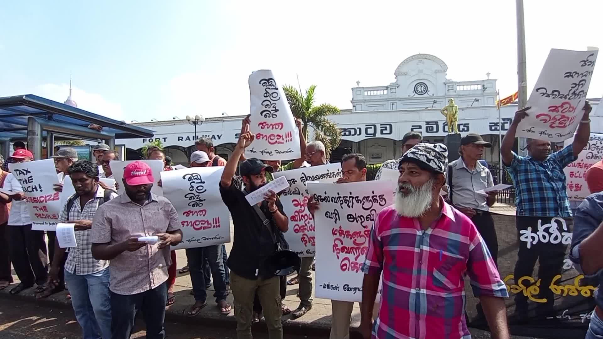 Protest In Colombo