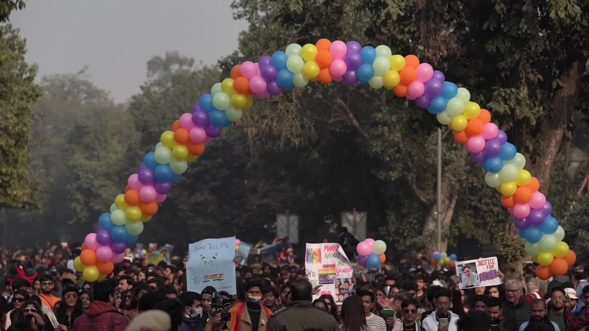 Queer Pride Parade In New Delhi, India