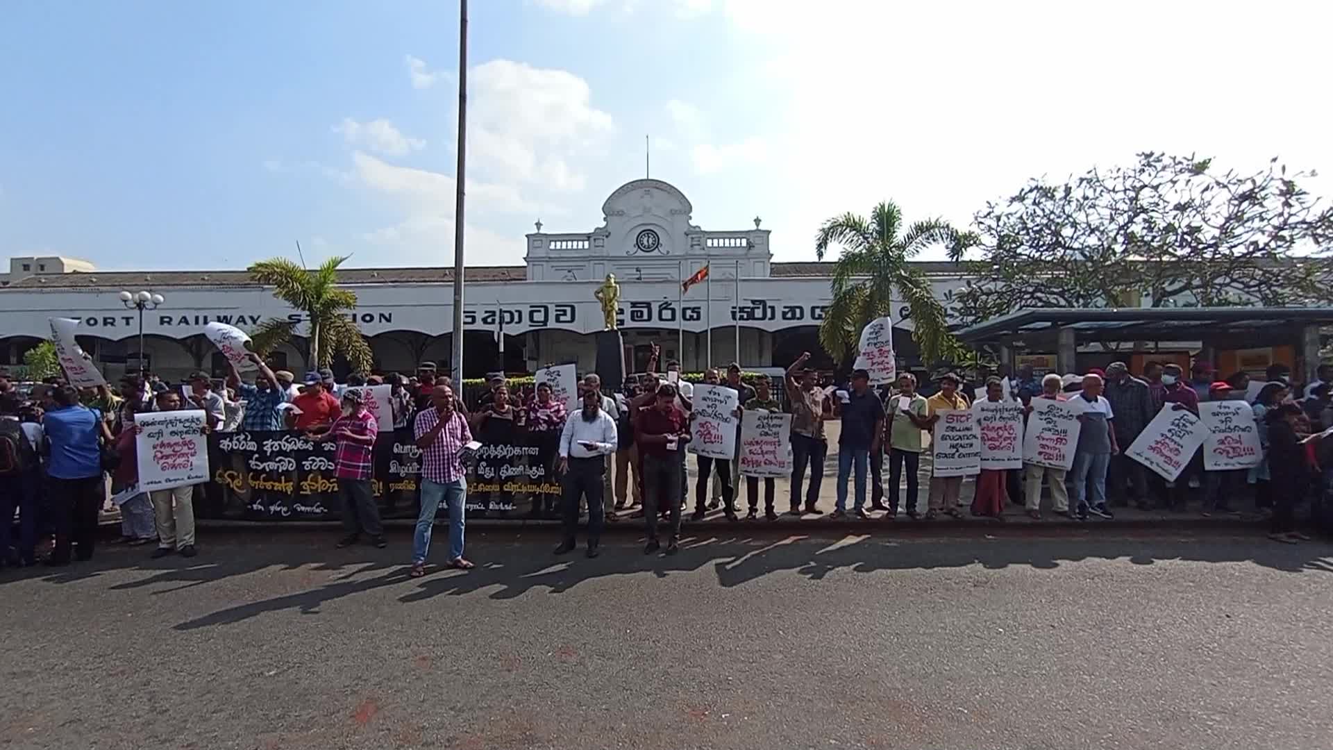 Protest In Colombo