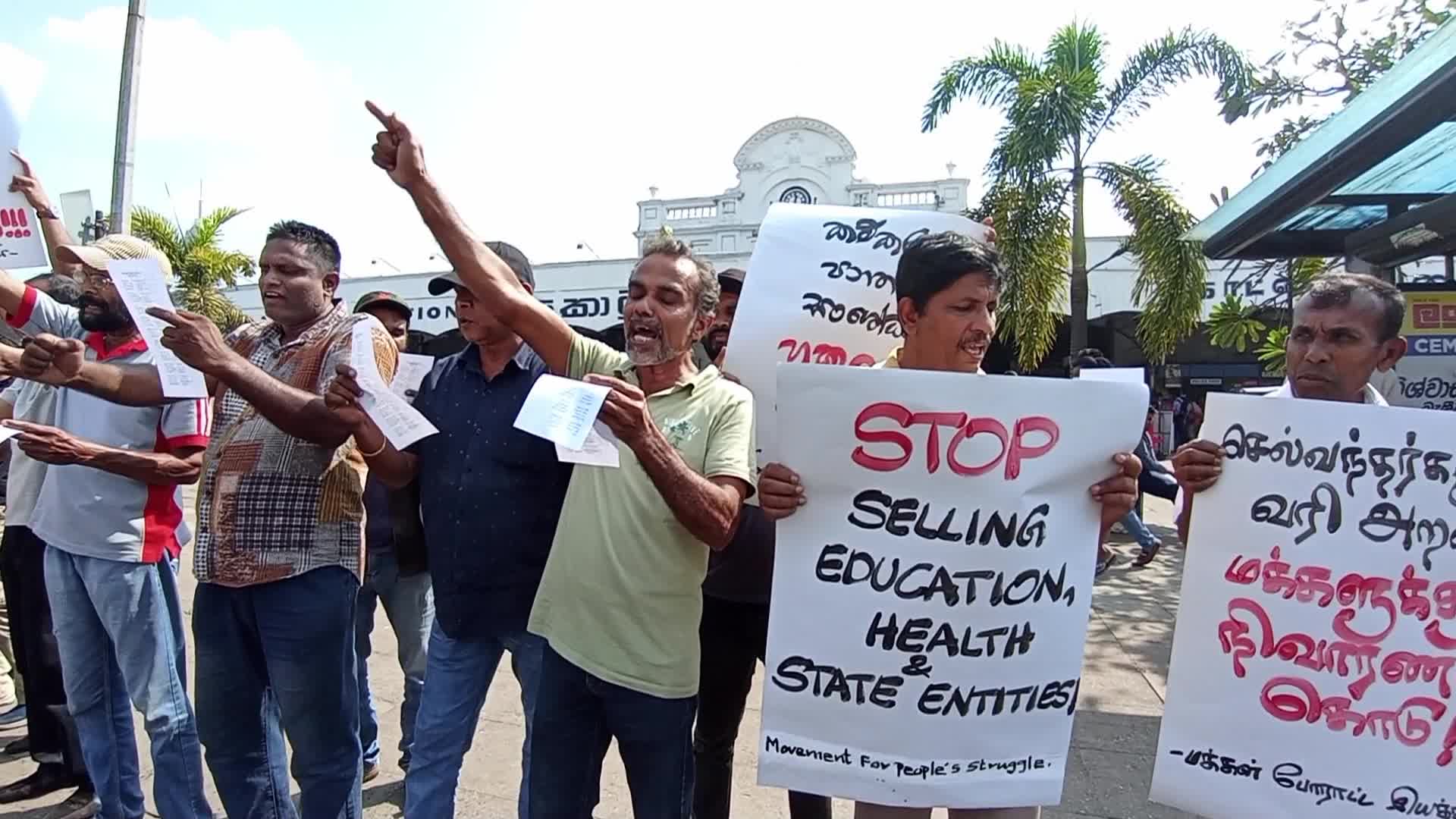 Protest In Colombo