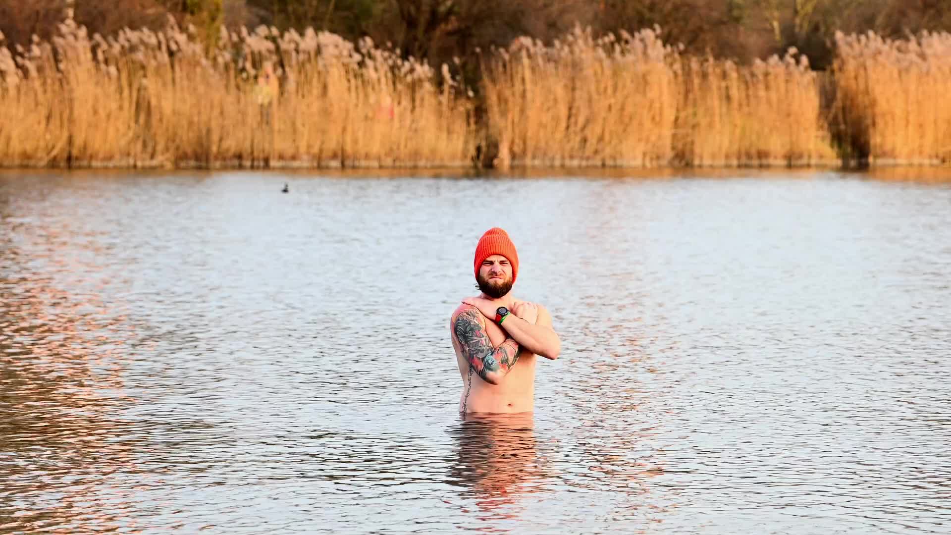 New Years Day Cold Water Swim Warsaw