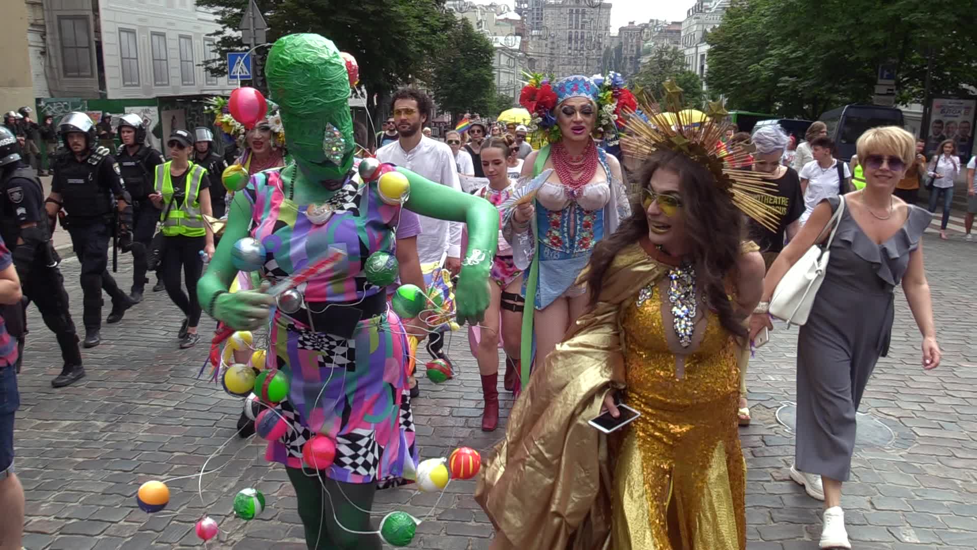 Kyiv Pride Gay Parade in Kiev