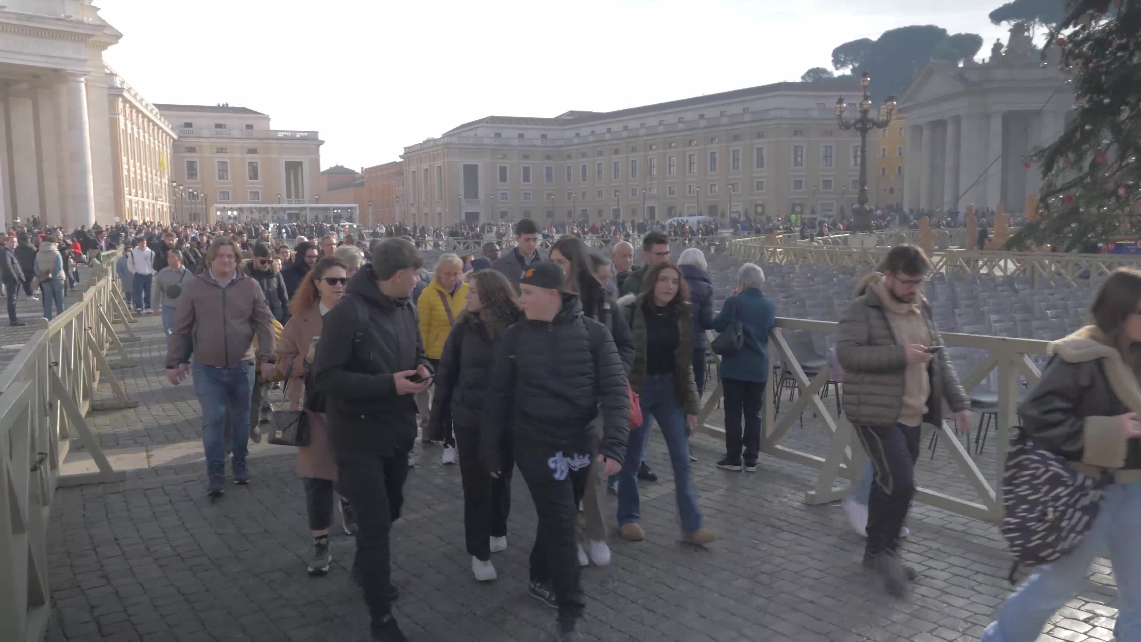 The Body Of Pope Emeritus Benedict XVI Lies In State At St. Peter's
