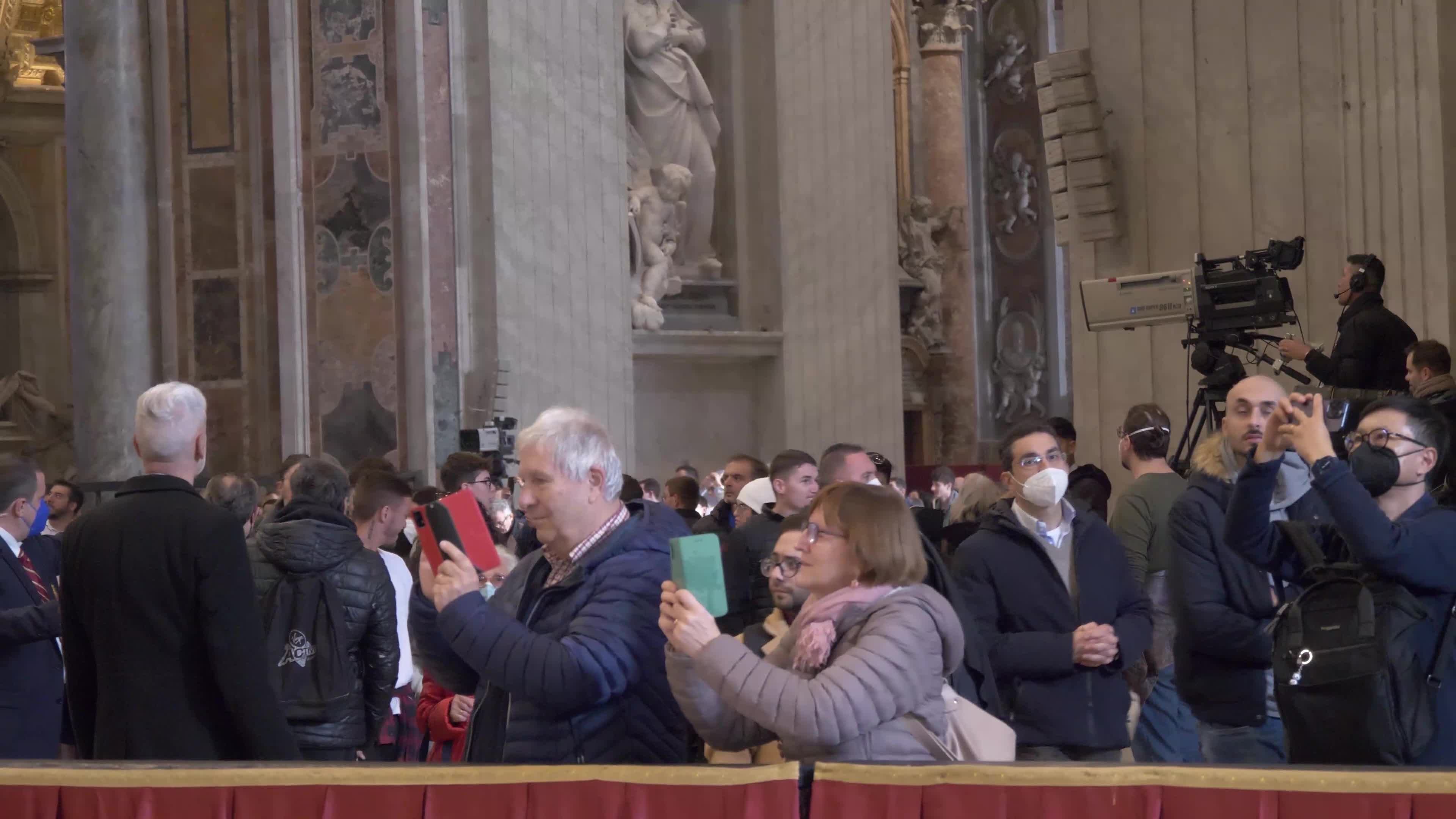 The Body Of Pope Emeritus Benedict XVI Lies In State At St. Peter's