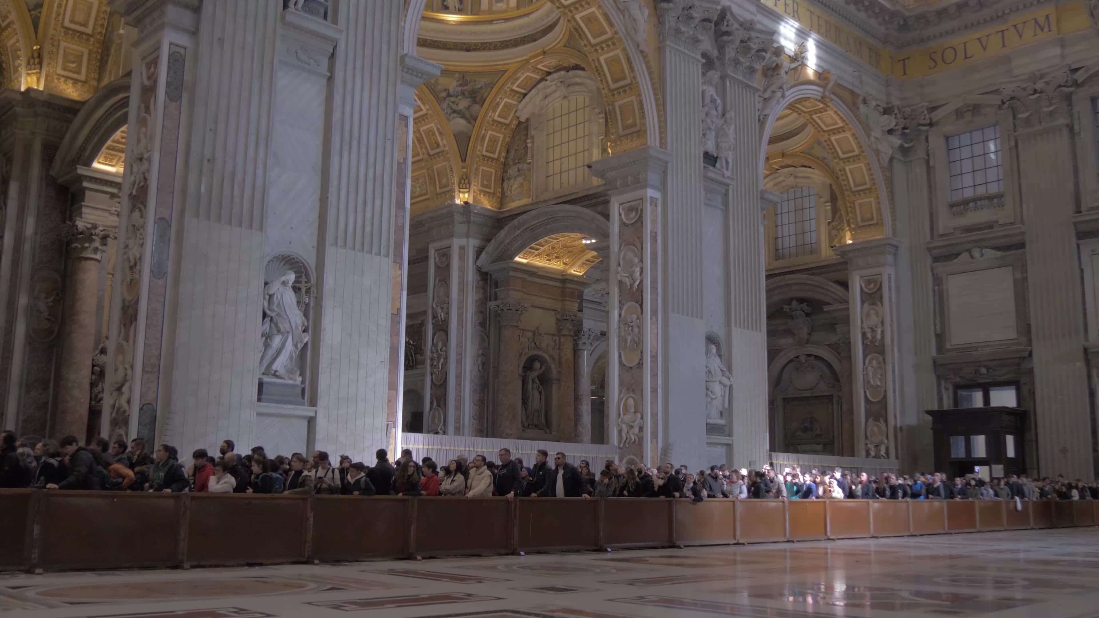 The Body Of Pope Emeritus Benedict XVI Lies In State At St. Peter's