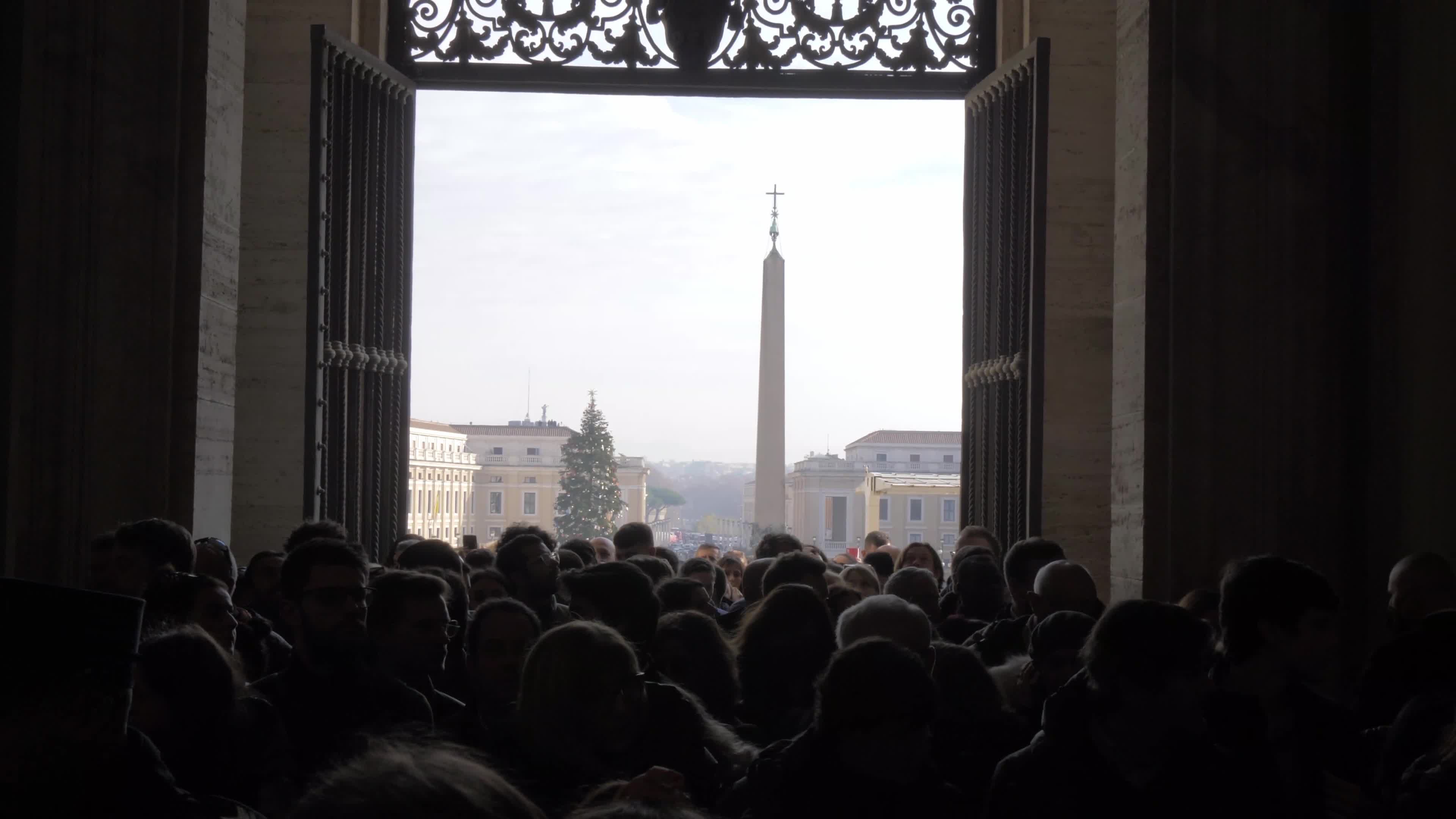 The Body Of Pope Emeritus Benedict XVI Lies In State At St. Peter's
