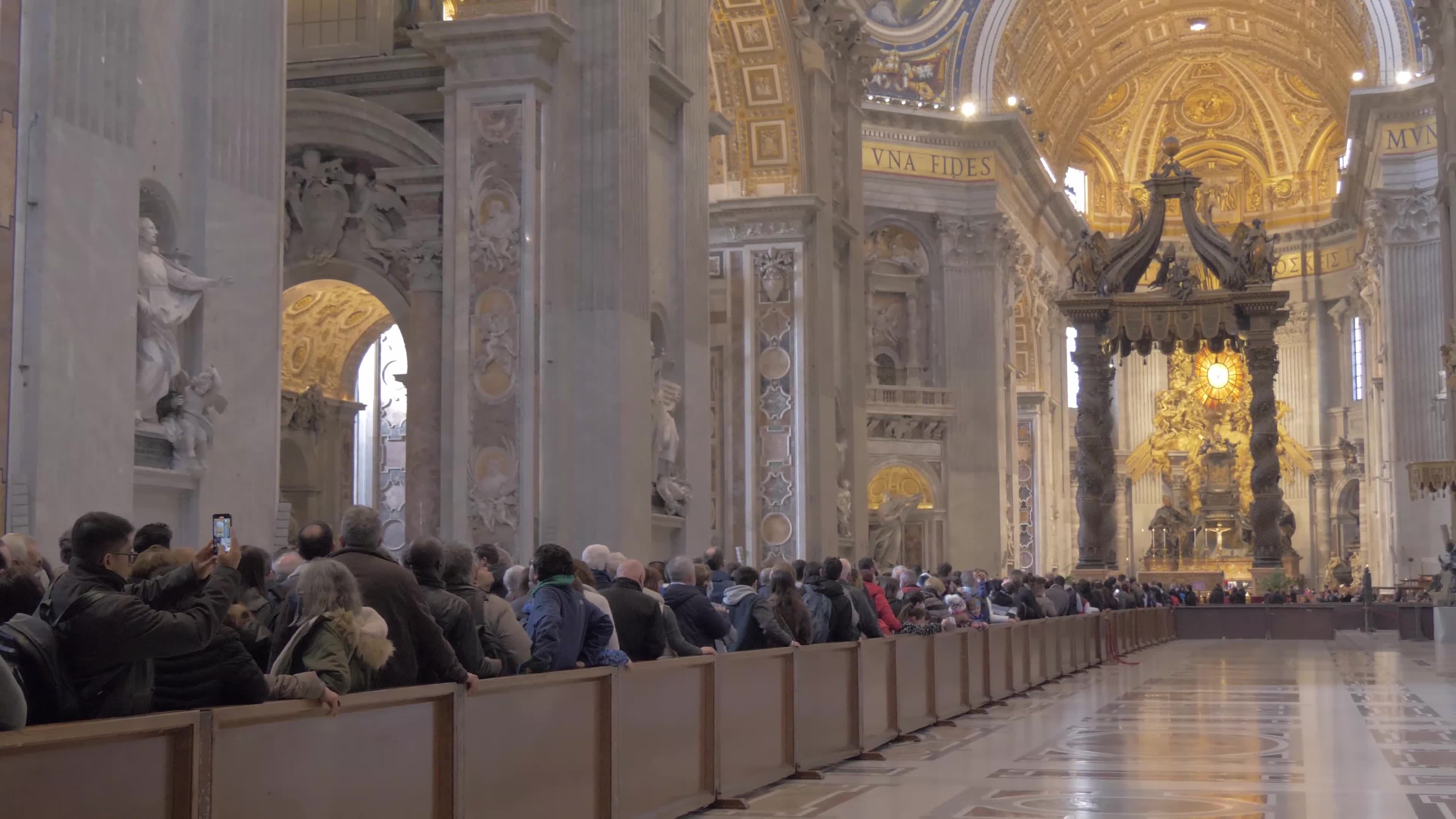 The Body Of Pope Emeritus Benedict XVI Lies In State At St. Peter's
