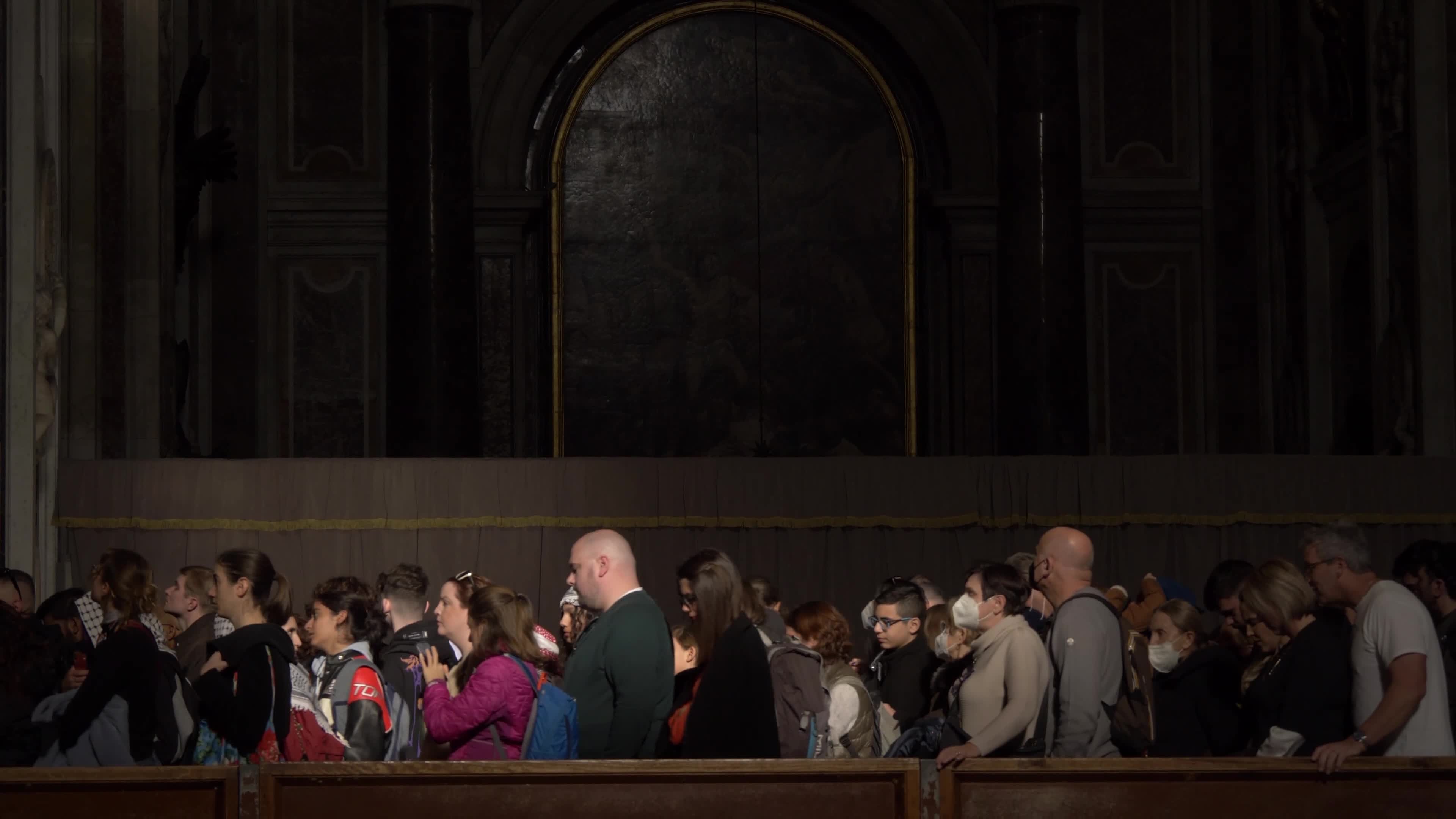 The Body Of Pope Emeritus Benedict XVI Lies In State At St. Peter's