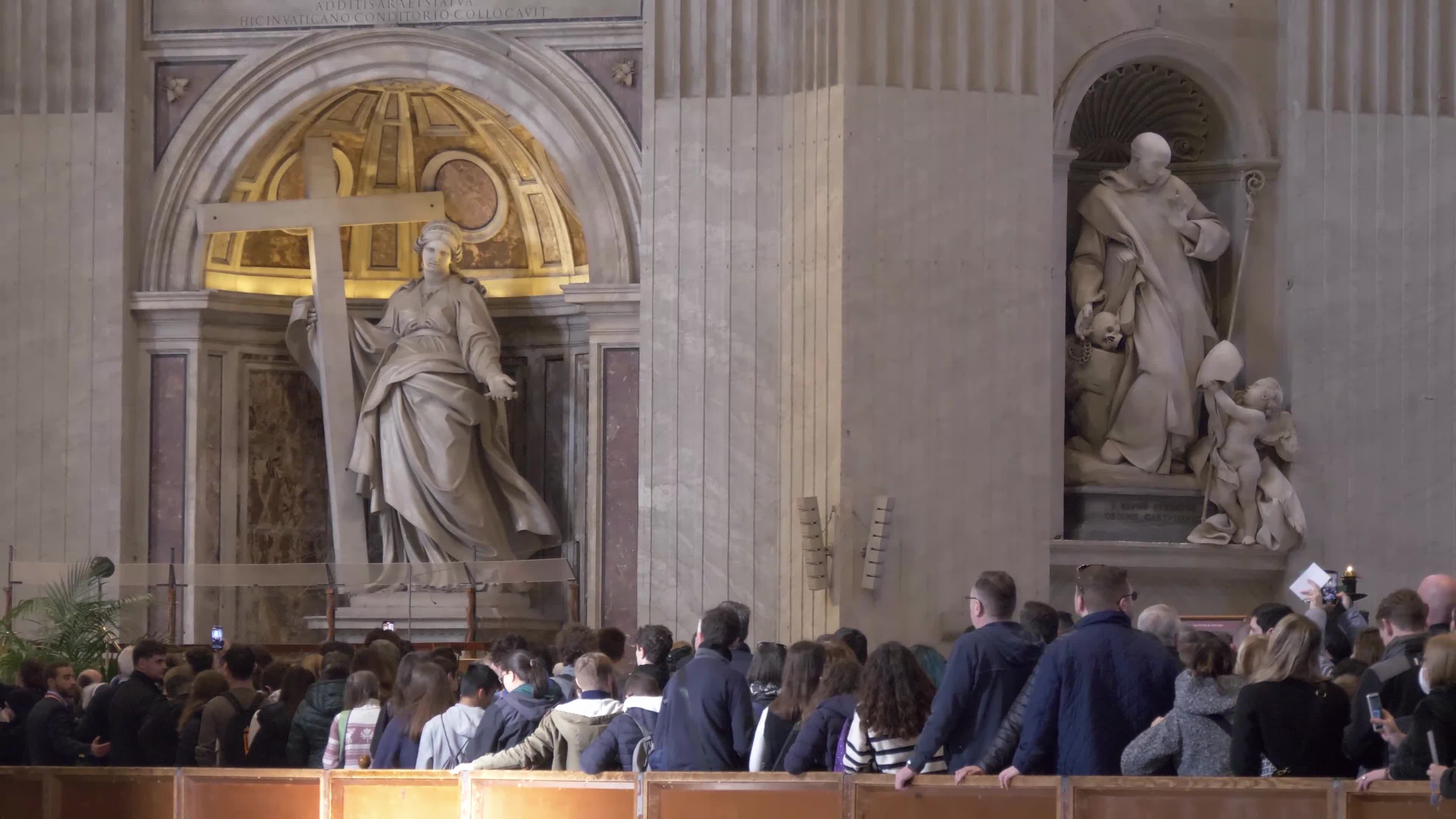 The Body Of Pope Emeritus Benedict XVI Lies In State At St. Peter's