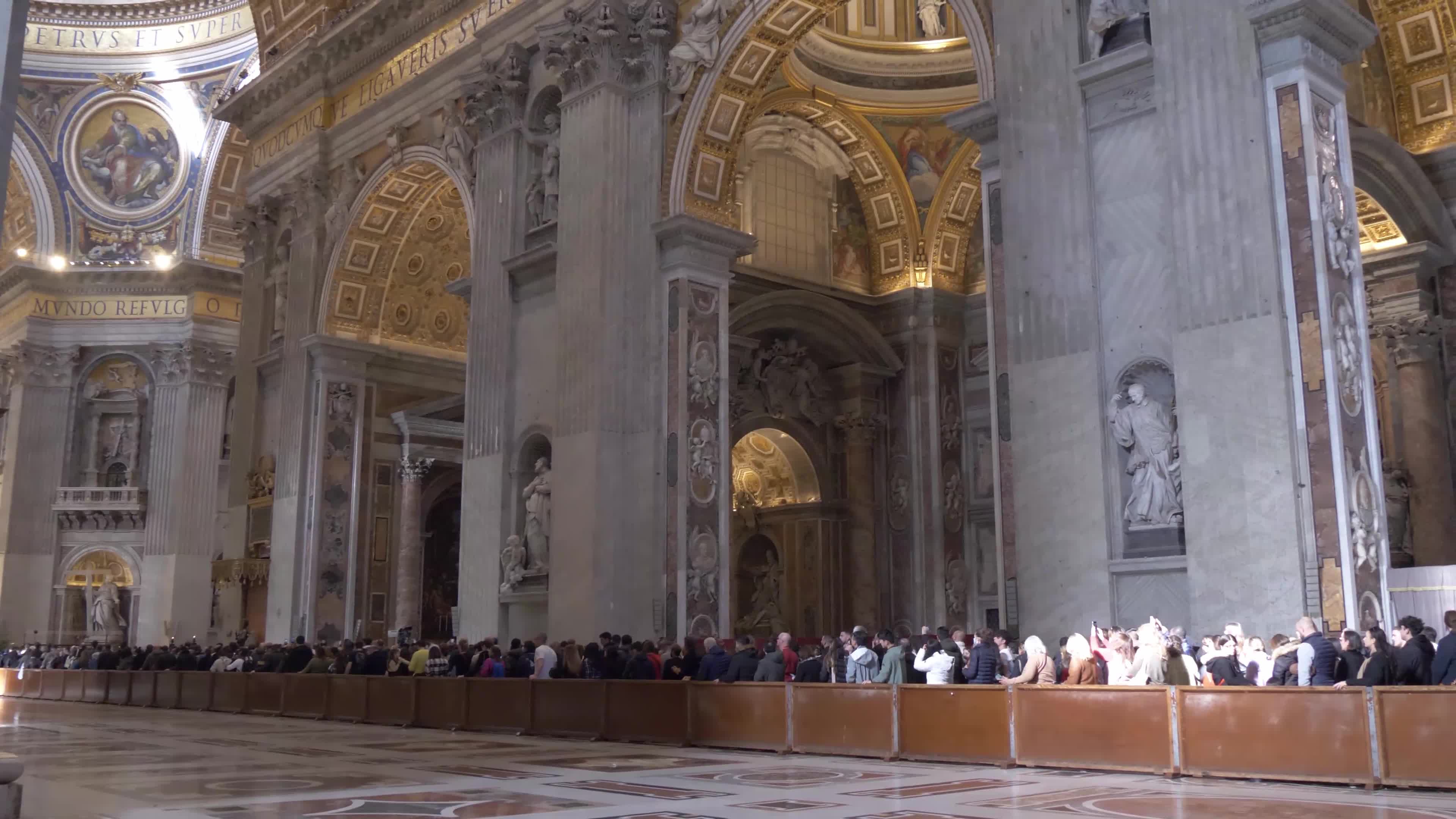The Body Of Pope Emeritus Benedict XVI Lies In State At St. Peter's