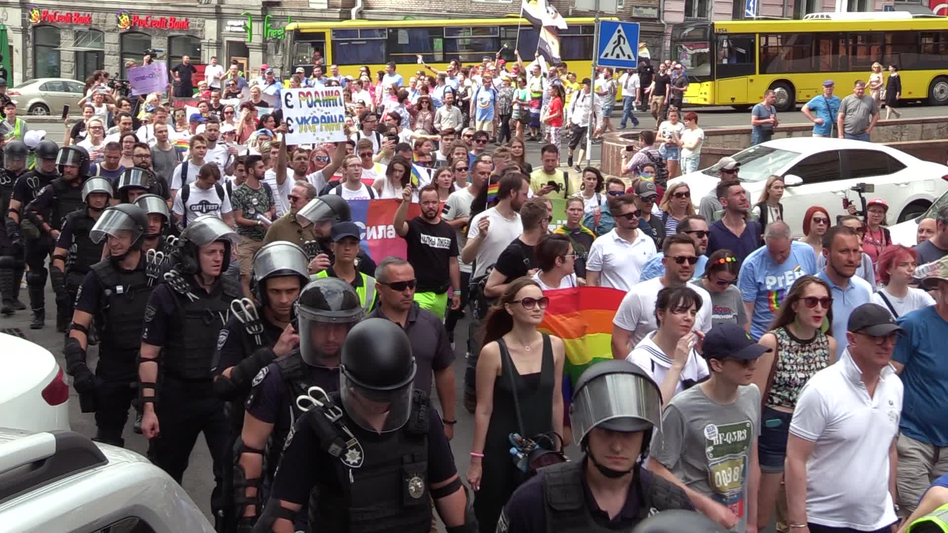 Kyiv Pride Gay Parade in Kiev