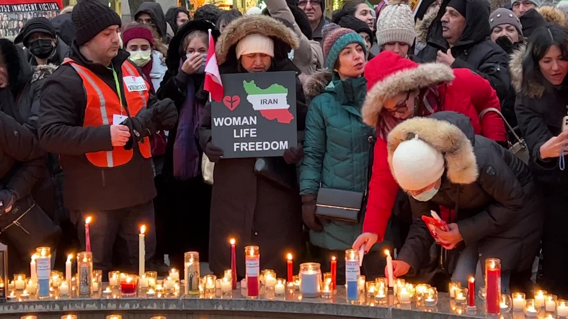 Candlelight vigil on the 3rd anniversary of the downing of Flight PS752