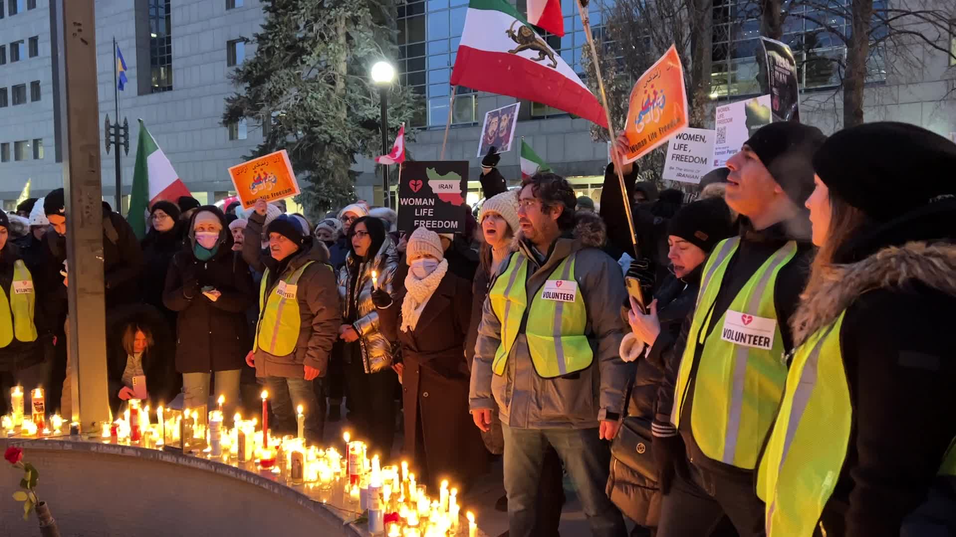 Candlelight vigil on the 3rd anniversary of the downing of Flight PS752