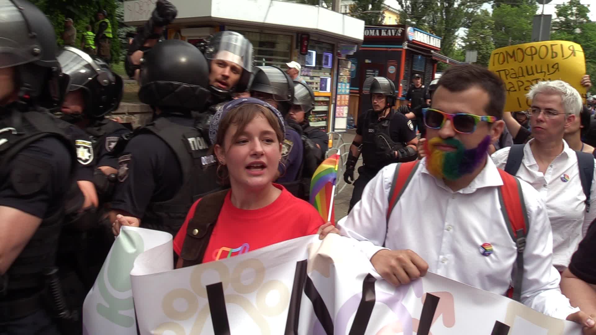 Kyiv Pride Gay Parade in Kiev