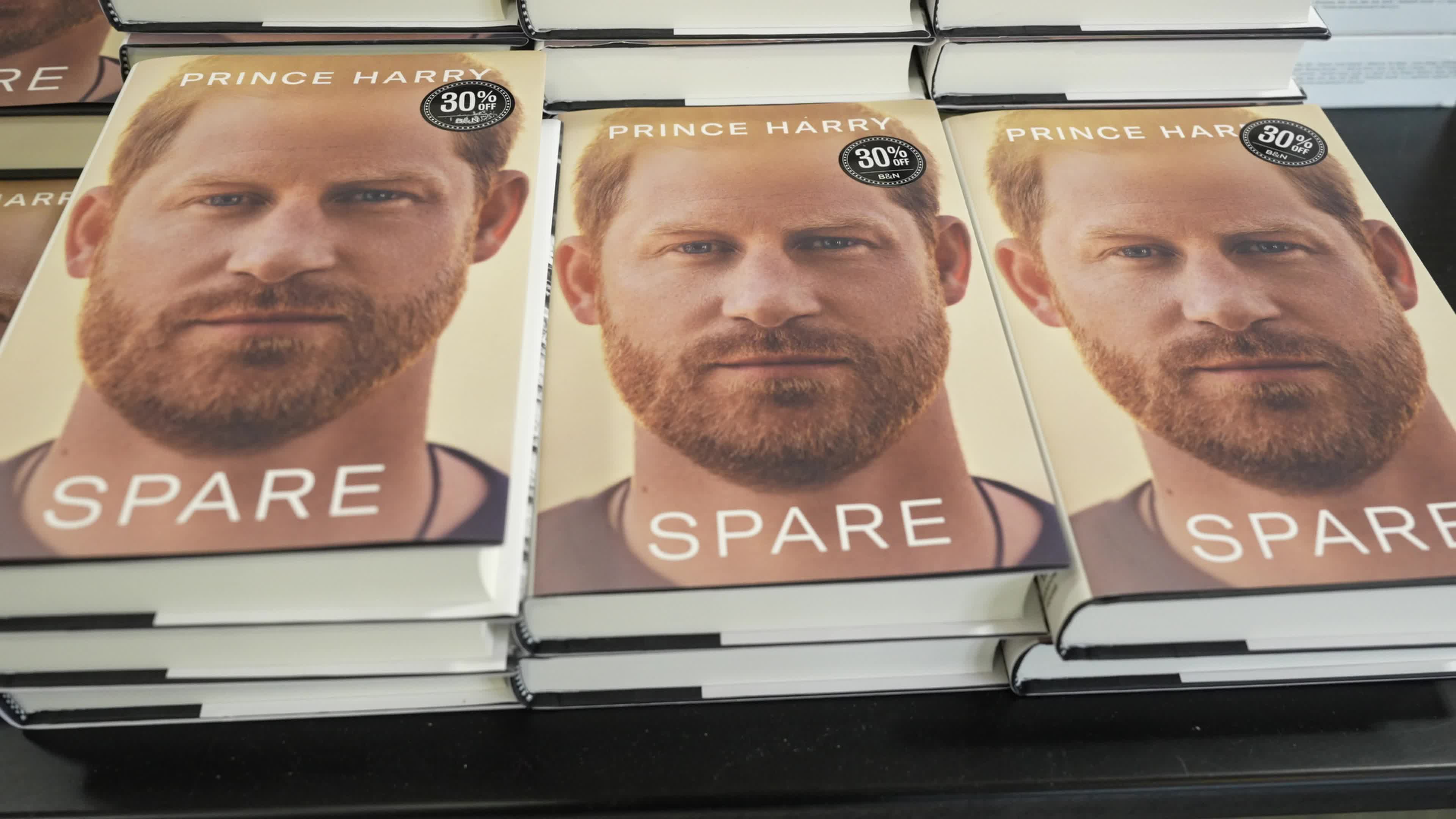 'Spare' by Prince Harry Book 
