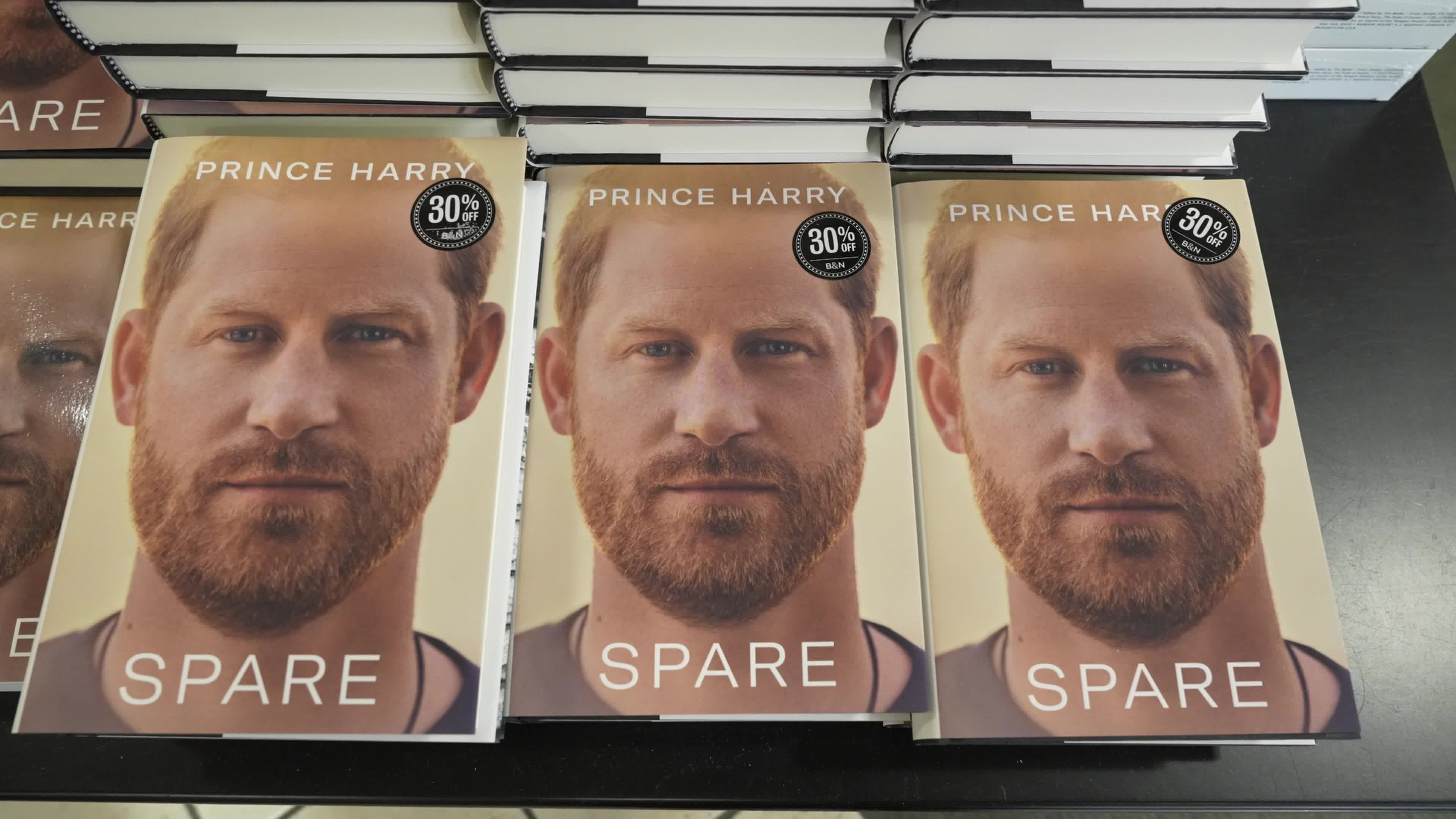'Spare' by Prince Harry Book 