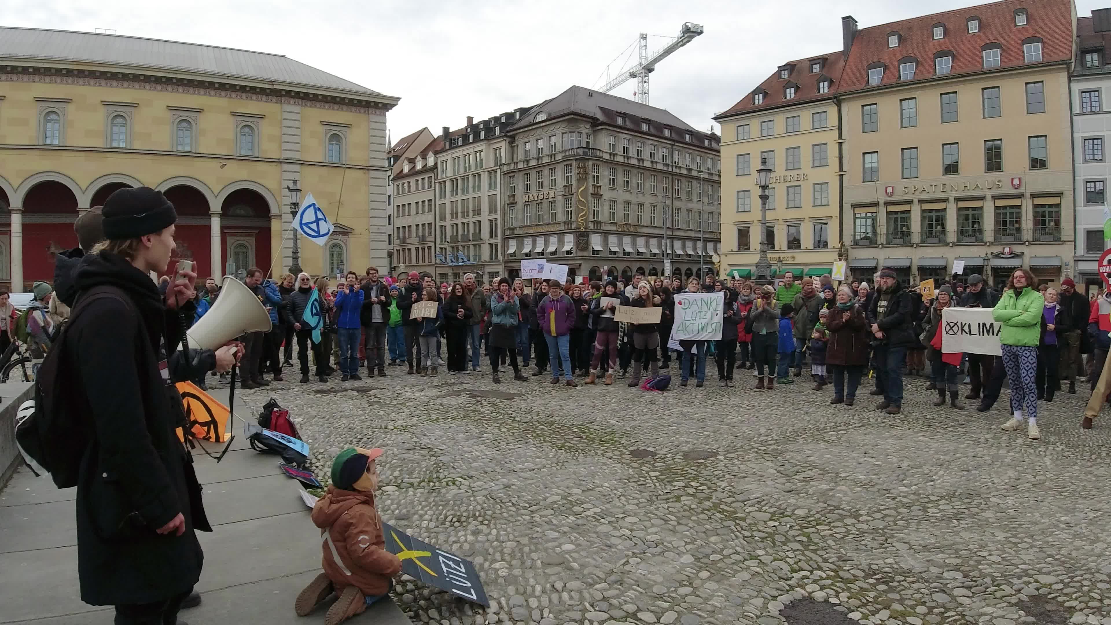 Luetzerath must be saved protest in Munich