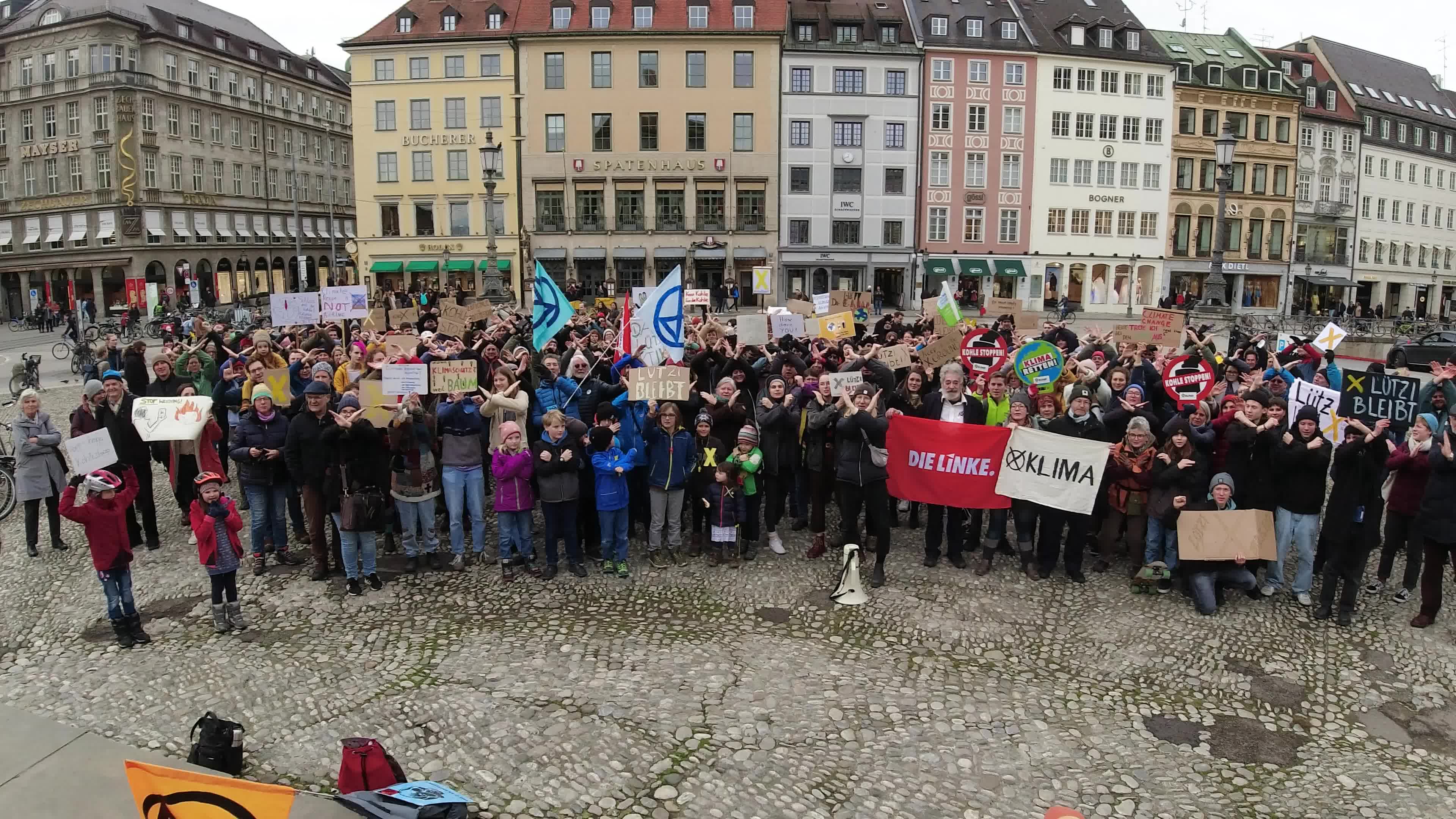 Luetzerath must be saved protest in Munich