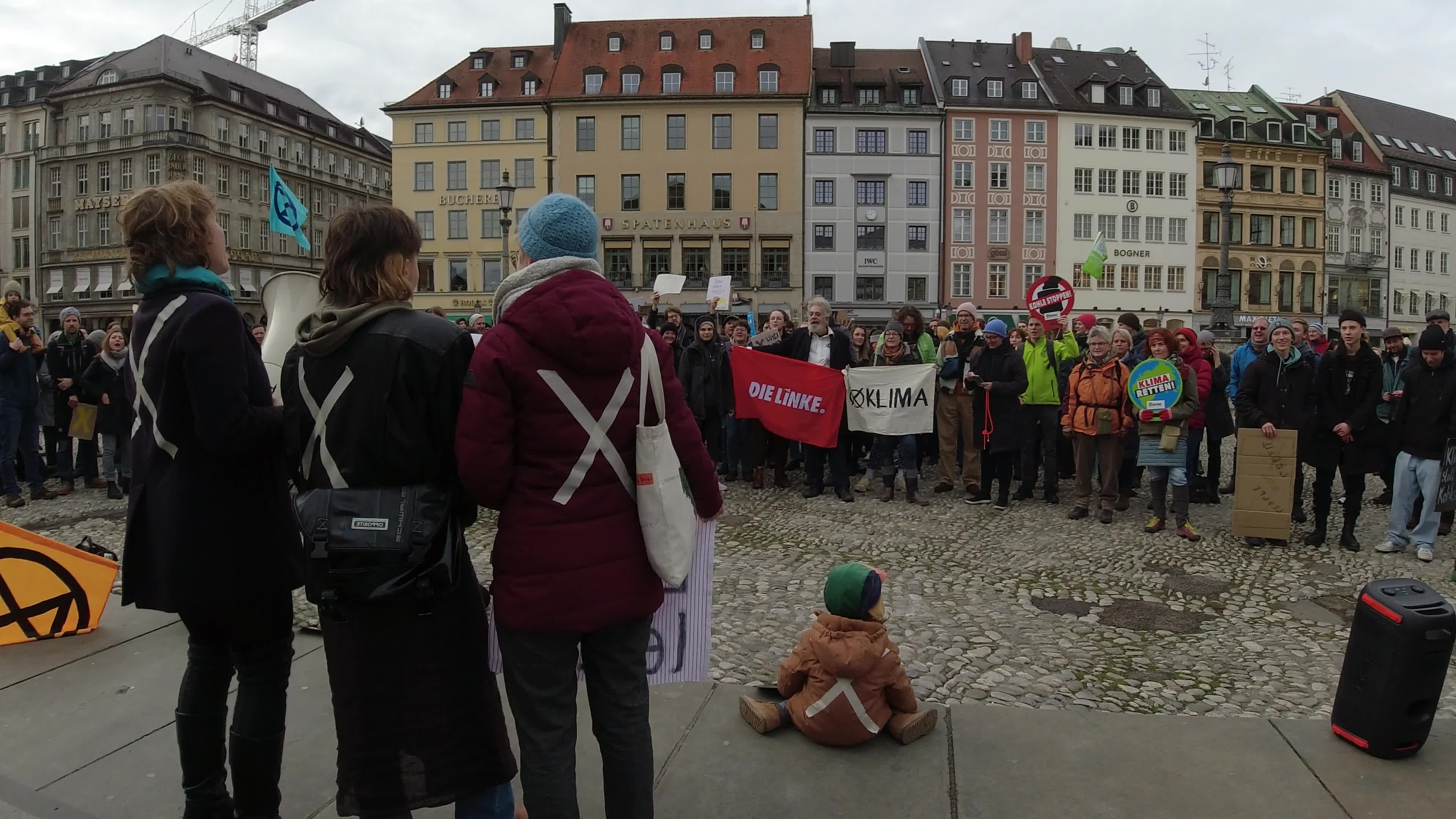 Luetzerath must be saved protest in Munich