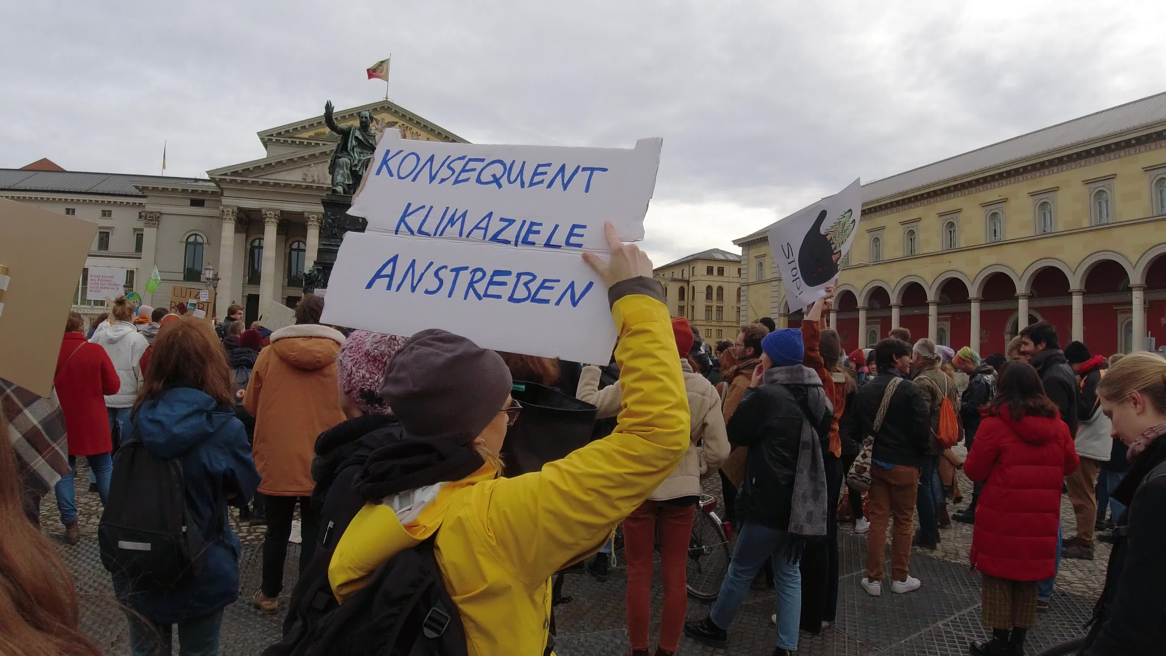 Luetzerath must be saved protest in Munich