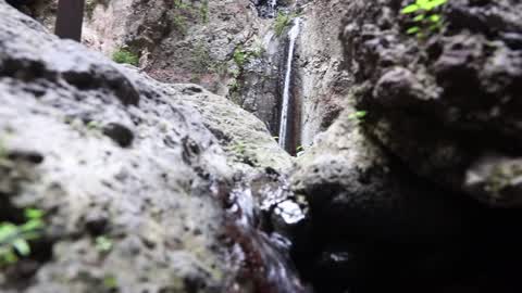 Waterfall at Barranco del Infierno