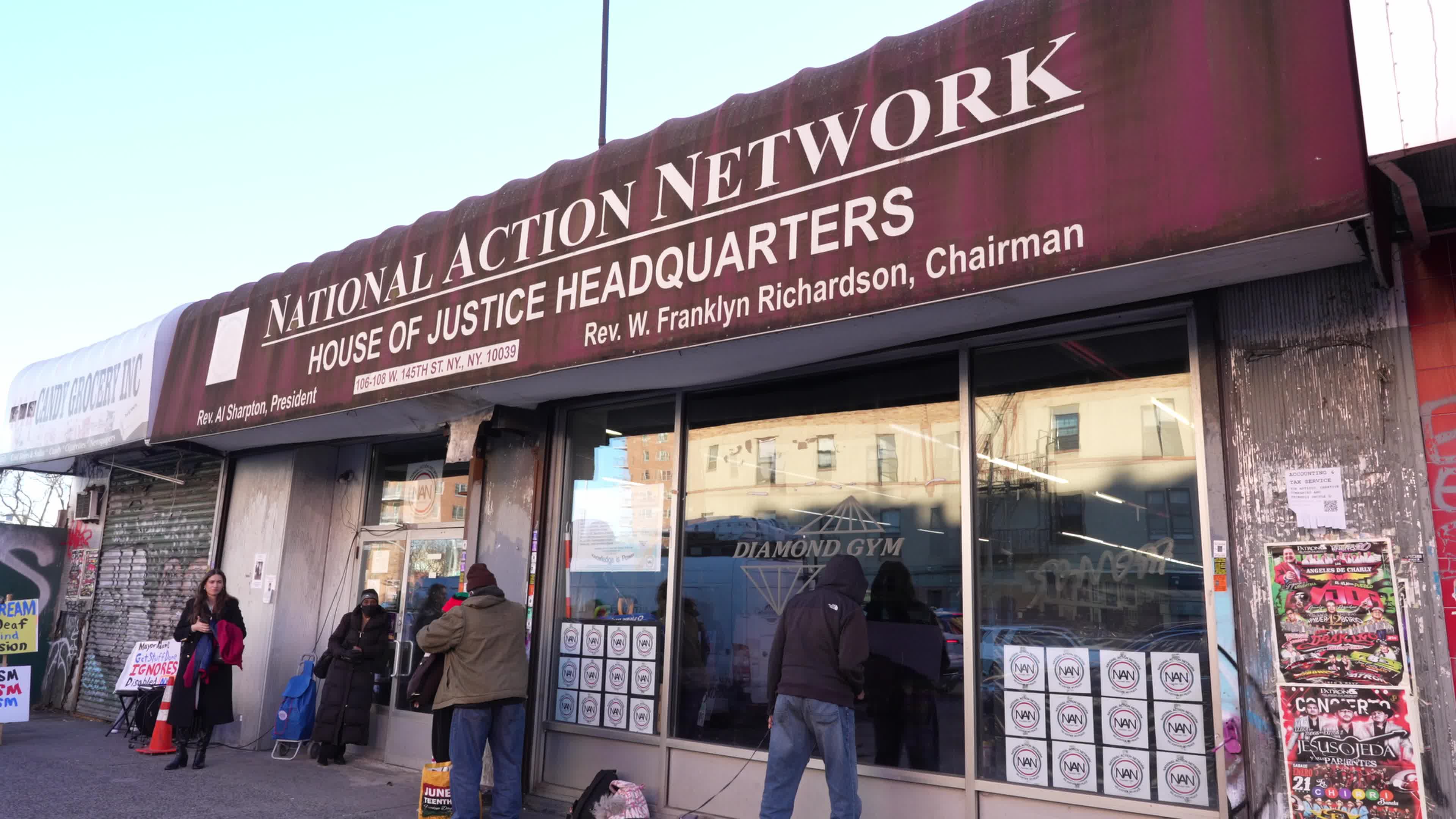 Martin Luther King day celebration at the National Action Network