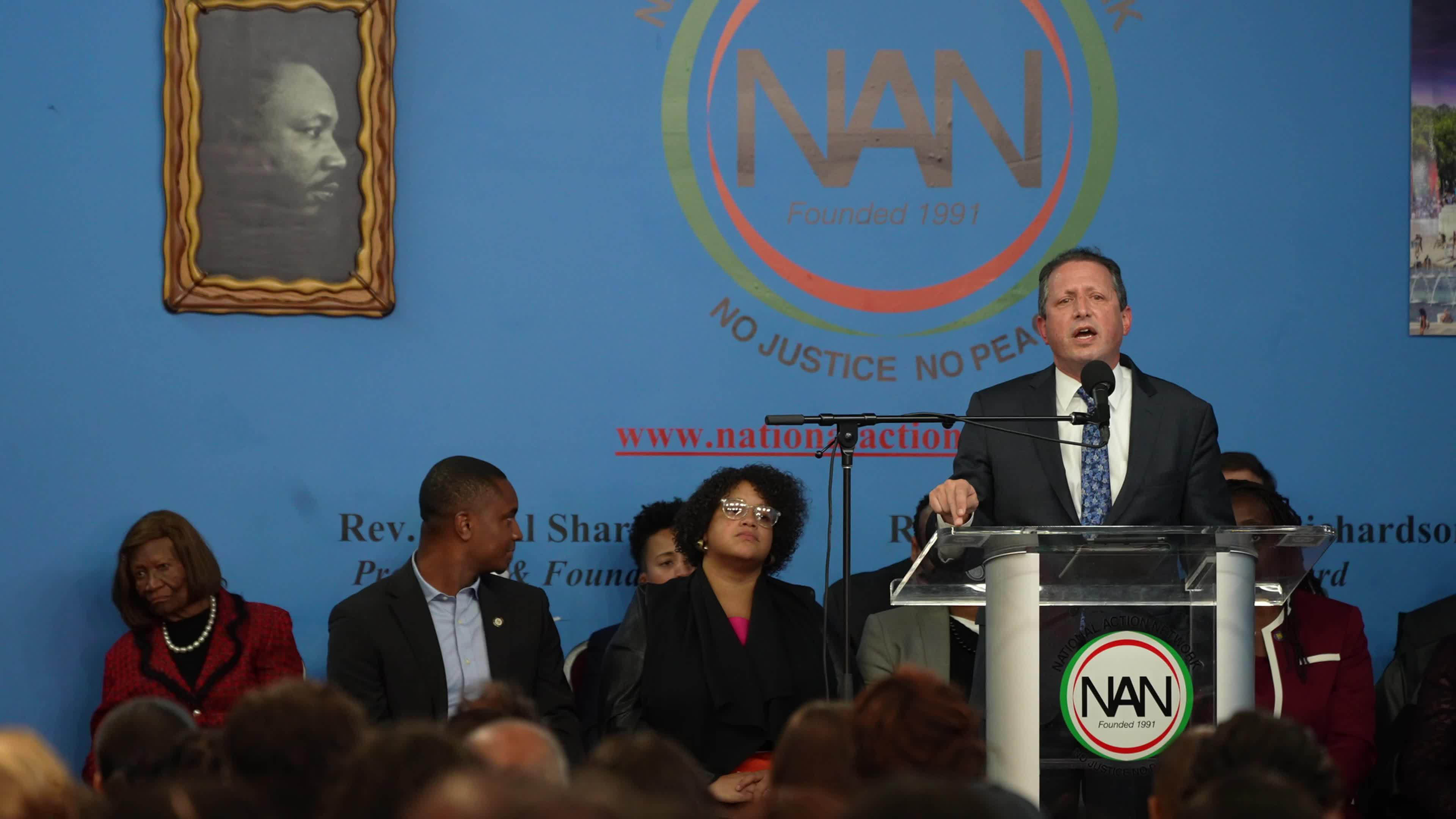 Martin Luther King day celebration at the National Action Network