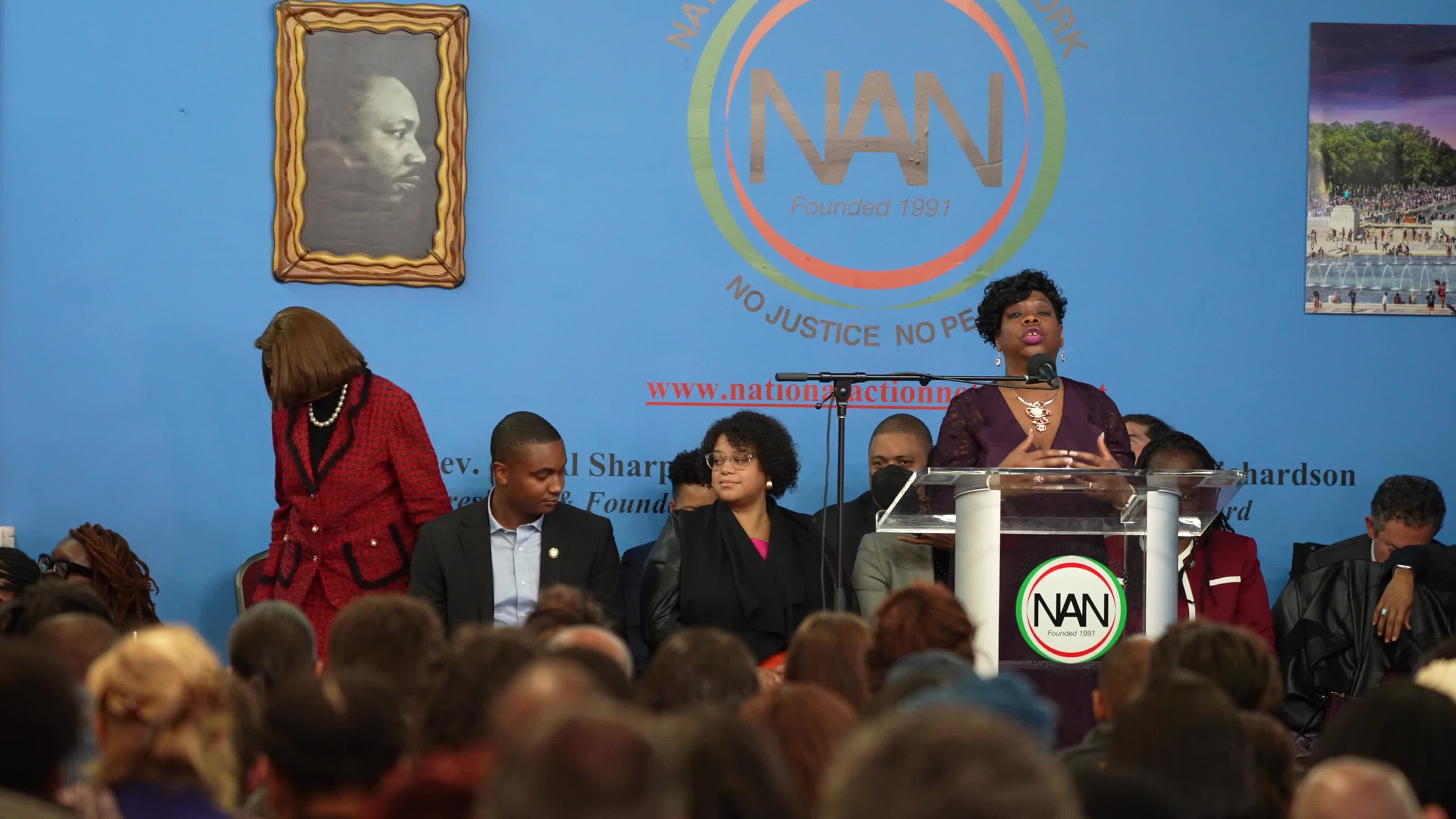 Martin Luther King day celebration at the National Action Network