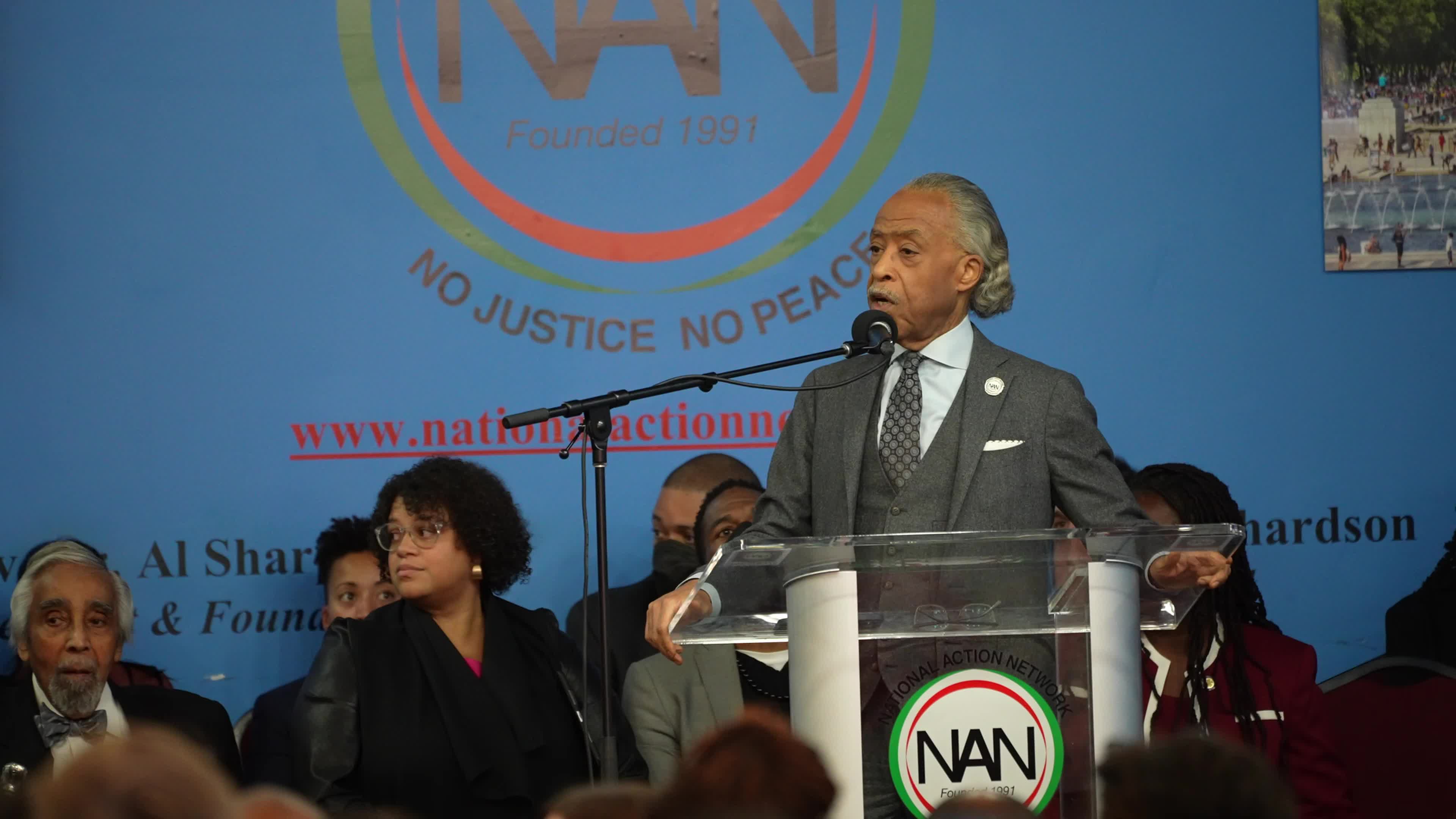 Martin Luther King day celebration at the National Action Network