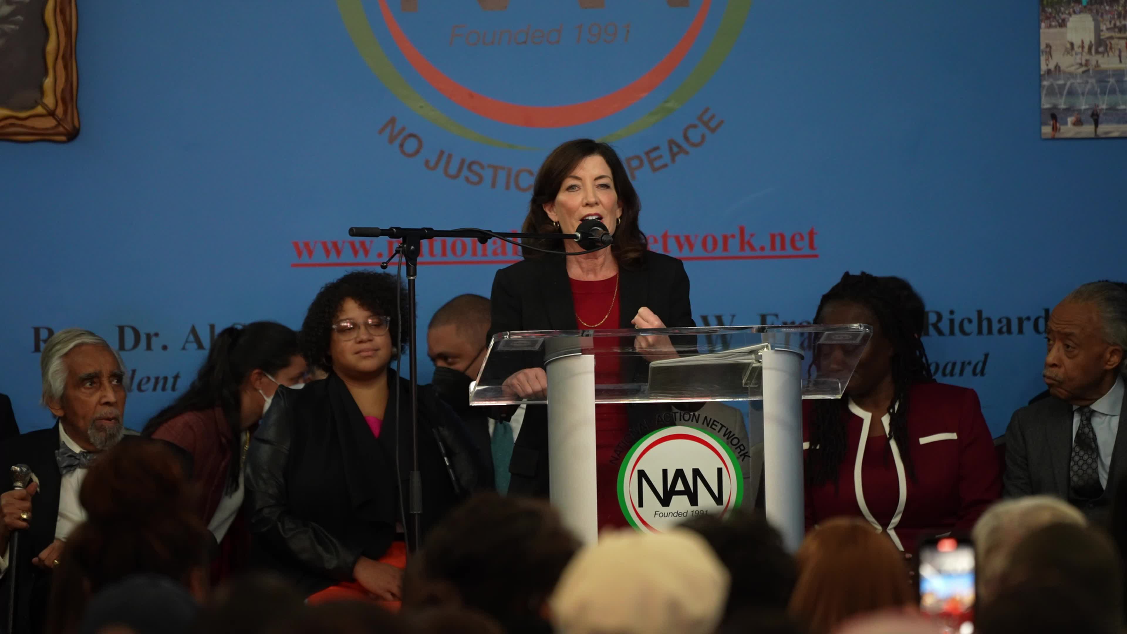 Martin Luther King day celebration at the National Action Network
