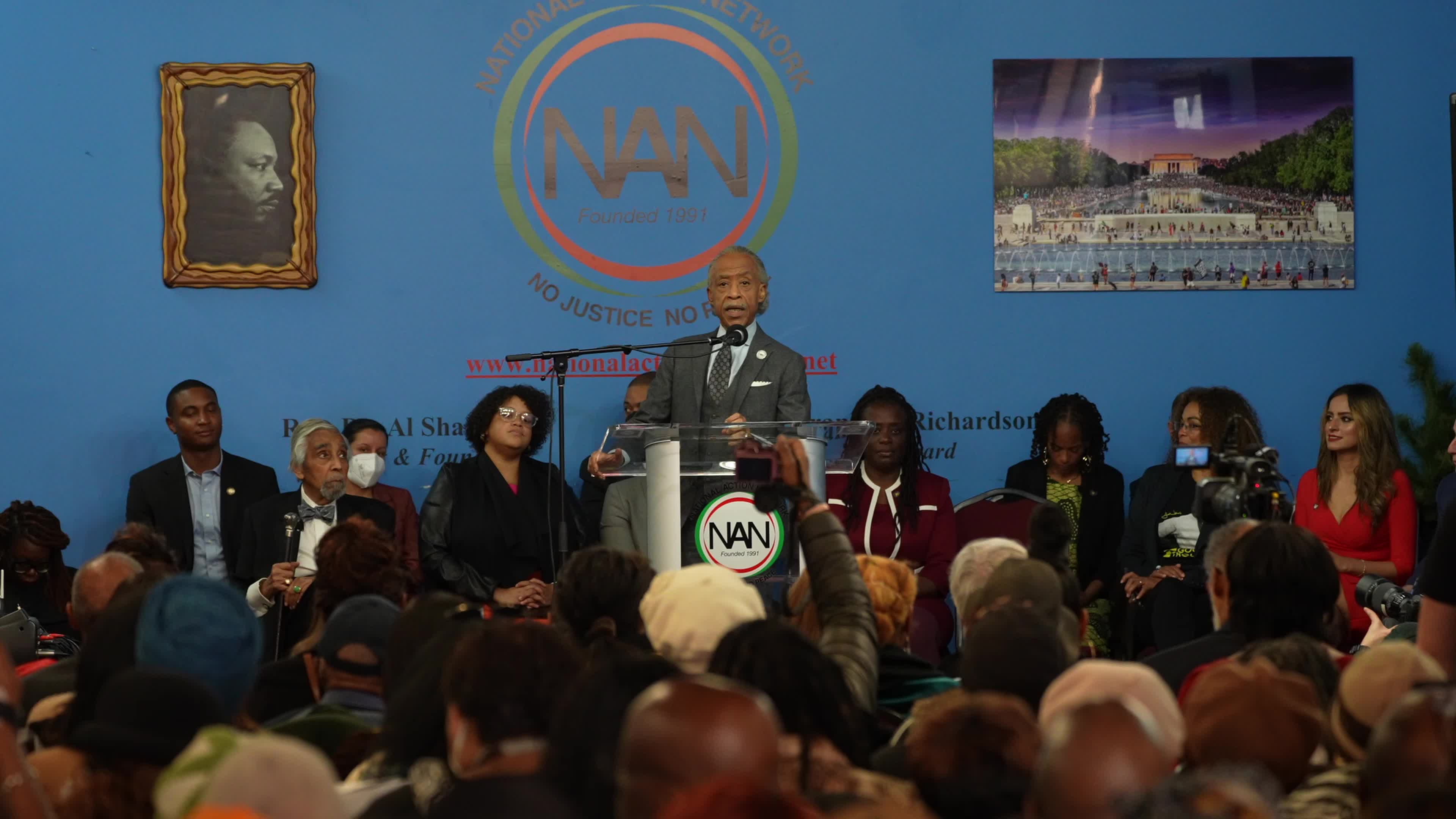Martin Luther King day celebration at the National Action Network