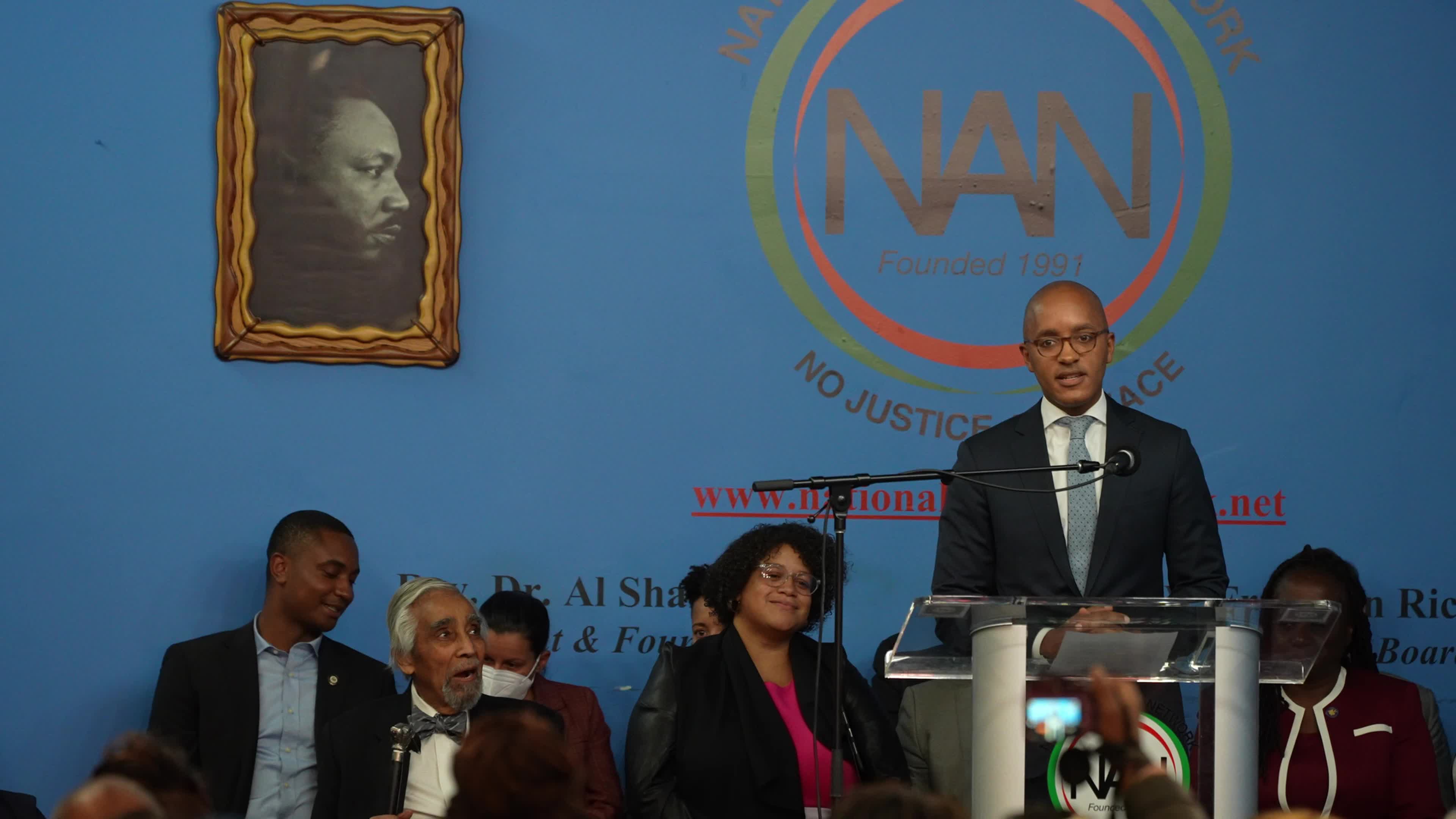 Martin Luther King day celebration at the National Action Network
